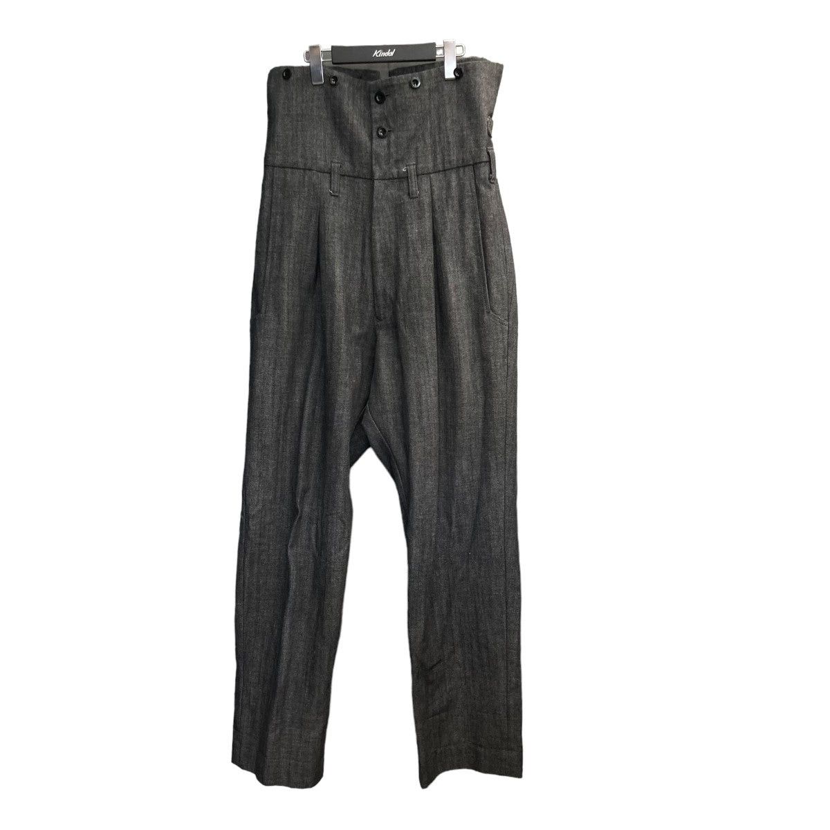 Yohji Yamamoto YYPH High wide pants tack straight pants HP-P23-015 Size US 34 / EU 50 - 1 Thumbnail
