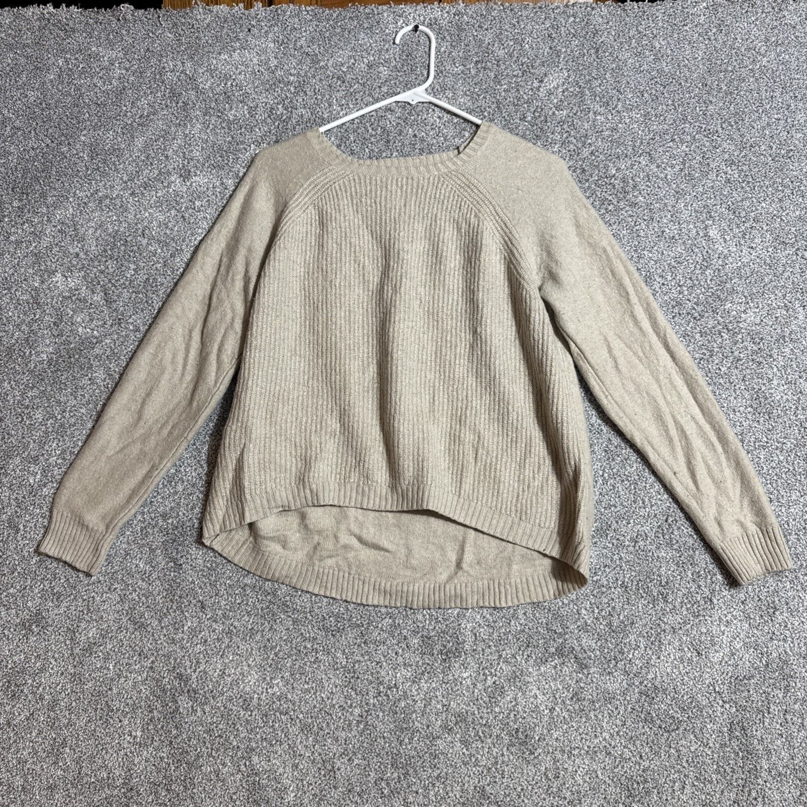 J.Crew Factory Warmspun Elbow Patch Sweater Womens M Wool Blend Size M / US 6-8 / IT 42-44 - 1 Thumbnail