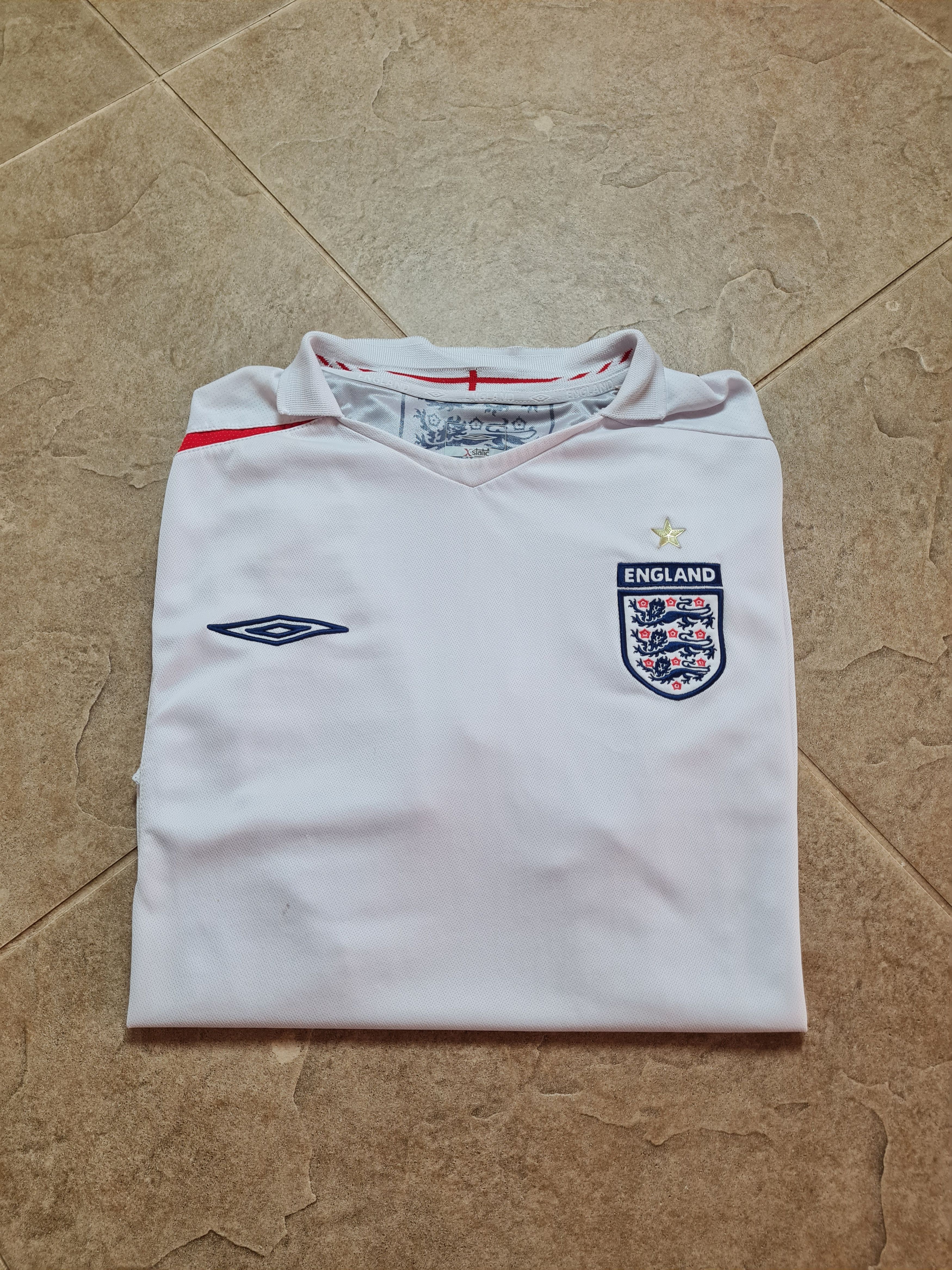 Umbro England Soccer 2006 2007 Home Football Shirt Jersey Umbro Size US XL / EU 56 / 4 - 15 Thumbnail
