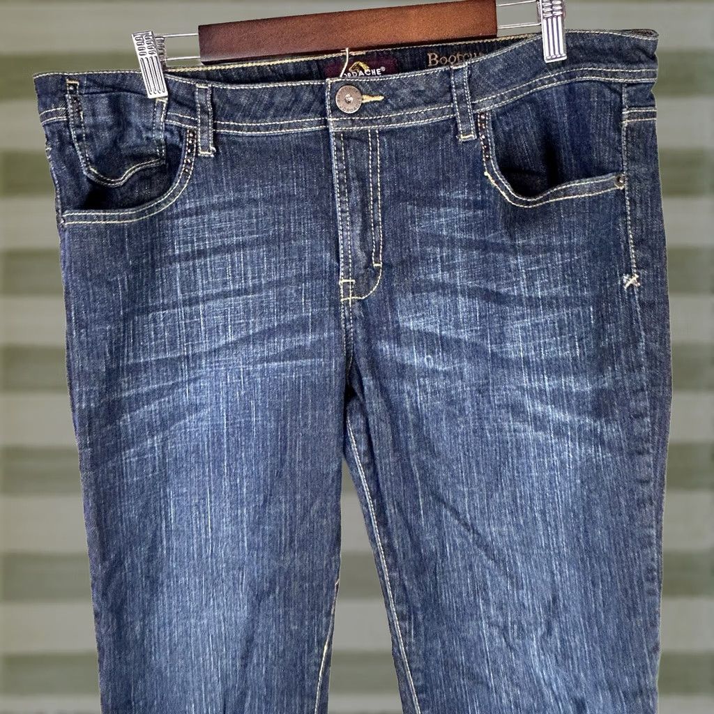 Jordache Jordache Jeans Women’s Size 18 Blue Bootcut 38x30.5 Size 40" / US 18 - 1 Thumbnail