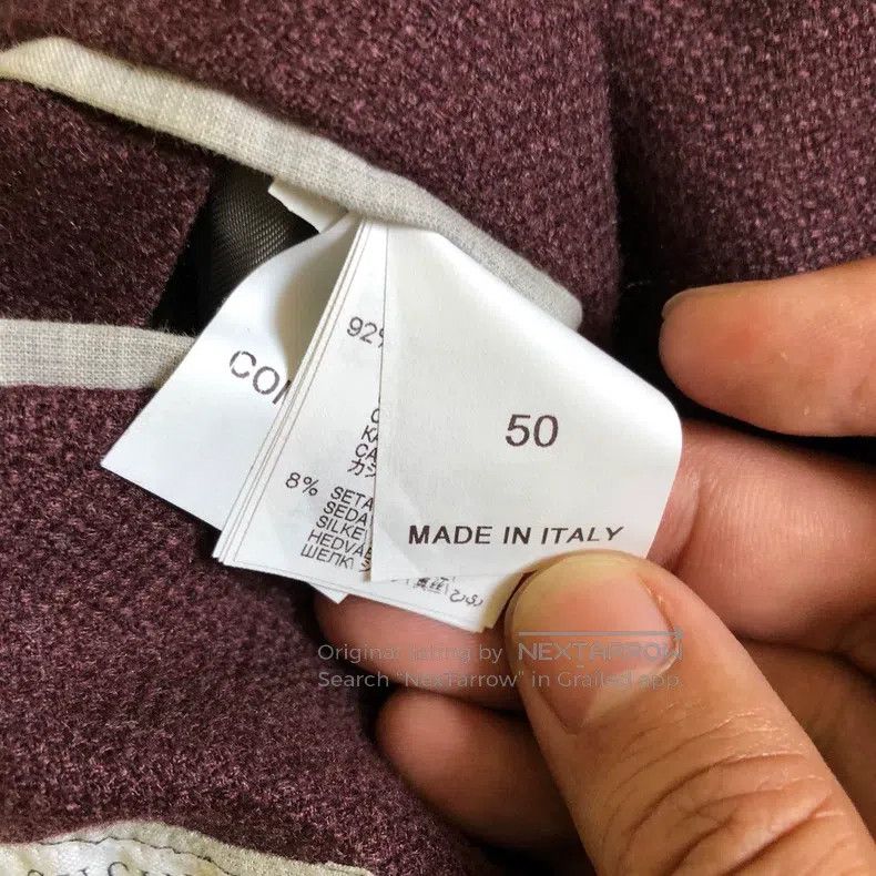Brunello Cucinelli Brunello Cucinelli World's Finest Baby Cashmere Handmade T Size 50L - 4 Thumbnail