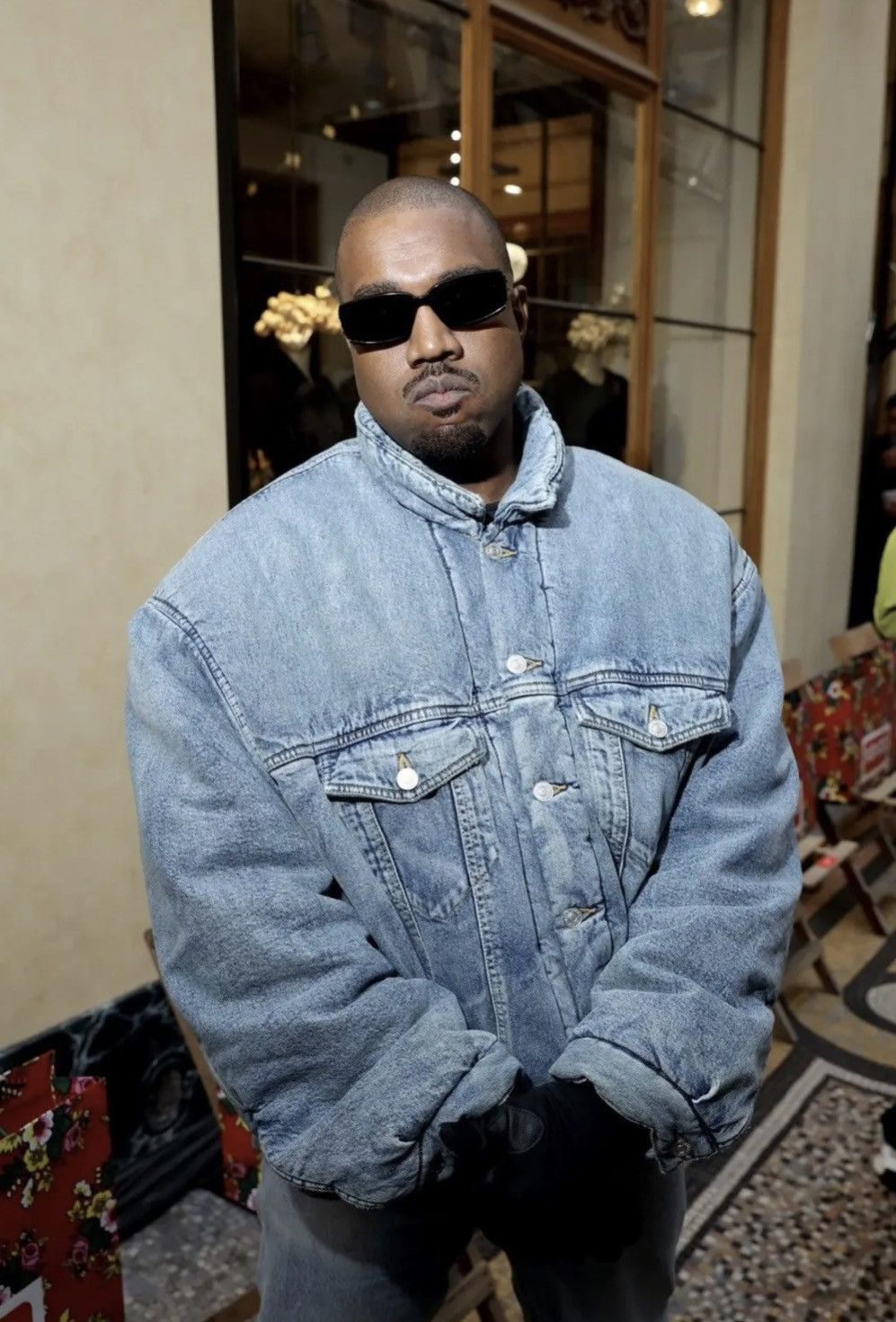 Balenciaga Balenciaga F/W 22 padded denim jacket bomber Kanye West Size US S / EU 44-46 / 1 - 2 Thumbnail