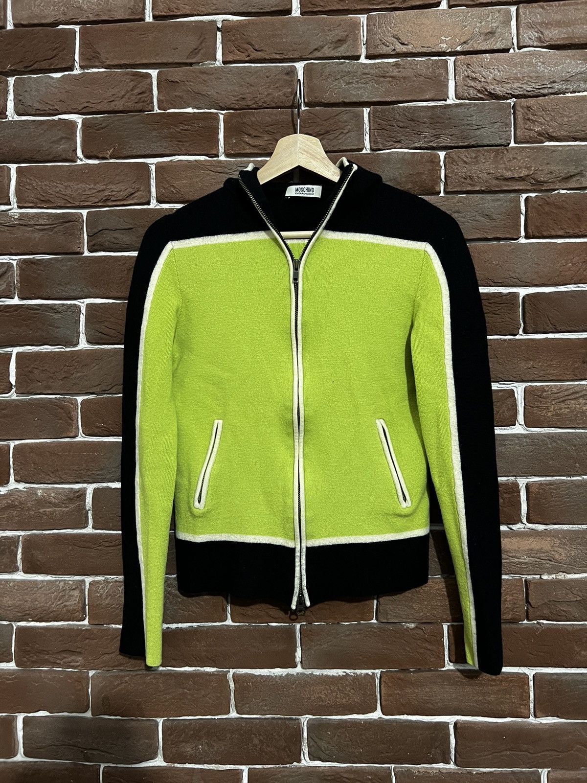 Moschino Vintage Moschino Cheap and Chic Hoodie 46It Green Size L / US 10 / IT 46 - 1 Thumbnail