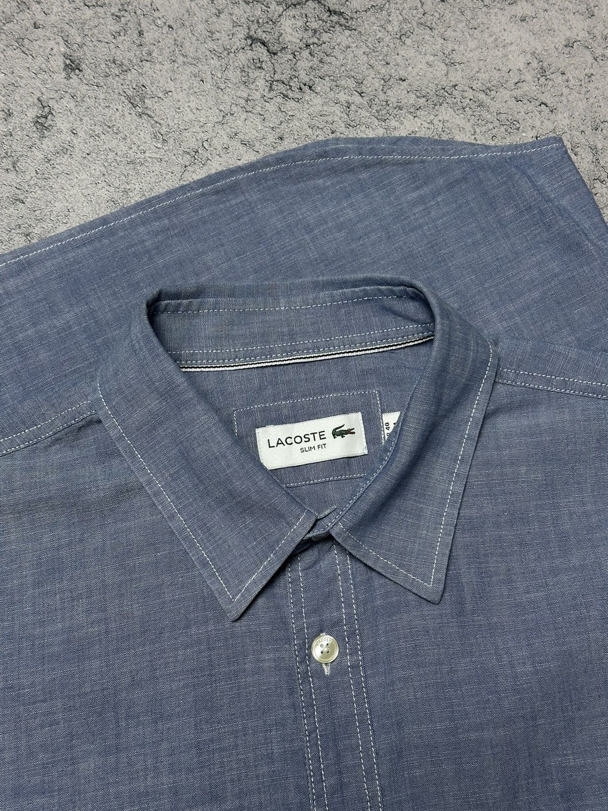Lacoste Lacoste Short Sleeve Button Shirt Size US M / EU 48-50 / 2 - 8 Thumbnail