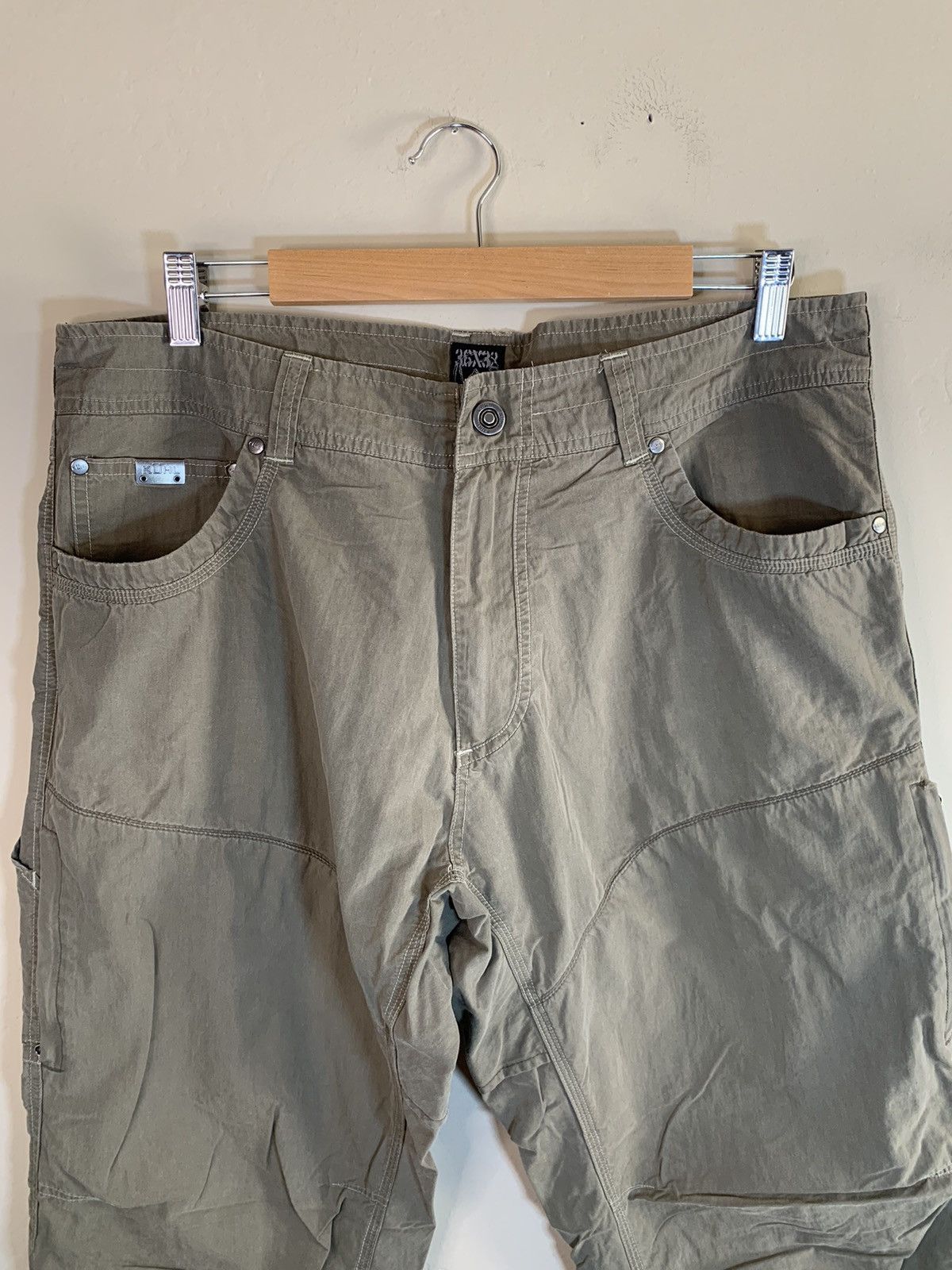Designer × Kuhl × Vintage *RARE* Vintage Kuhl Panel Stitched Hiking Outdoor Pants Size US 36 / EU 52 - 4 Thumbnail