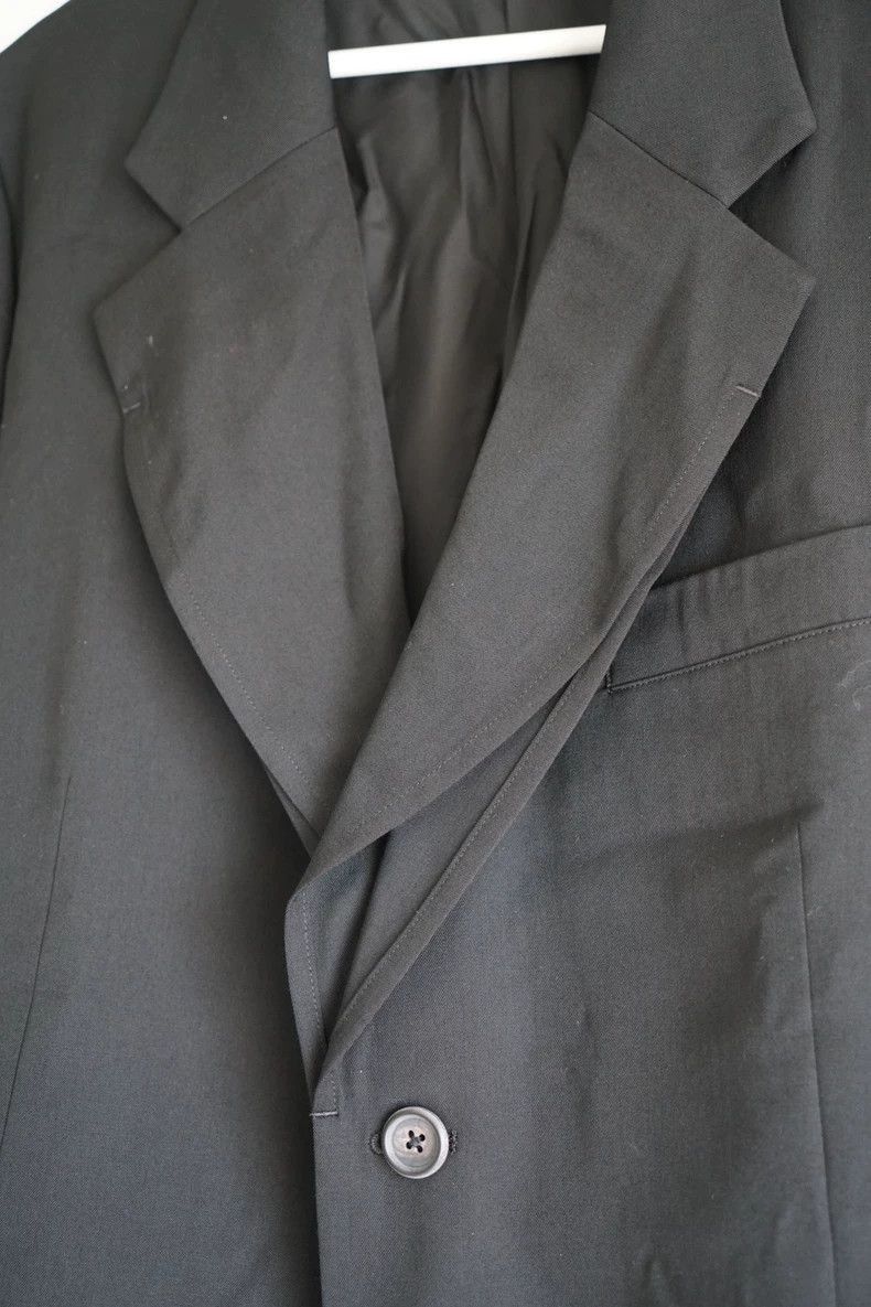 Yohji Yamamoto Yohji Yamamoto Yohji Yamamoto Black Double Design Suit Jac Size US L / EU 52-54 / 3 - 3 Thumbnail