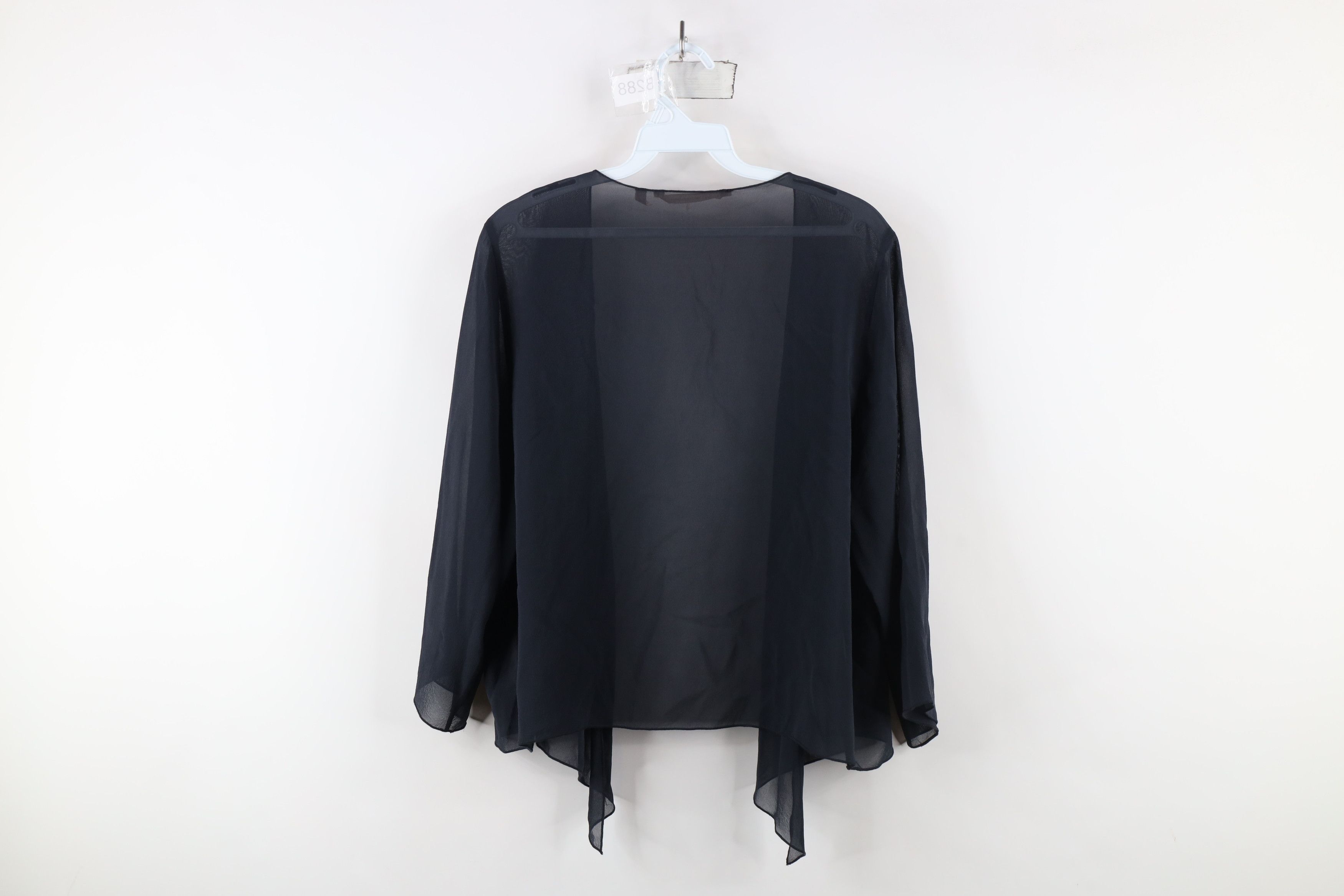 Vintage Soft Surroundings Undercover Top Sheer Open Front Cardigan Size M / US 6-8 / IT 42-44 - 8 Thumbnail