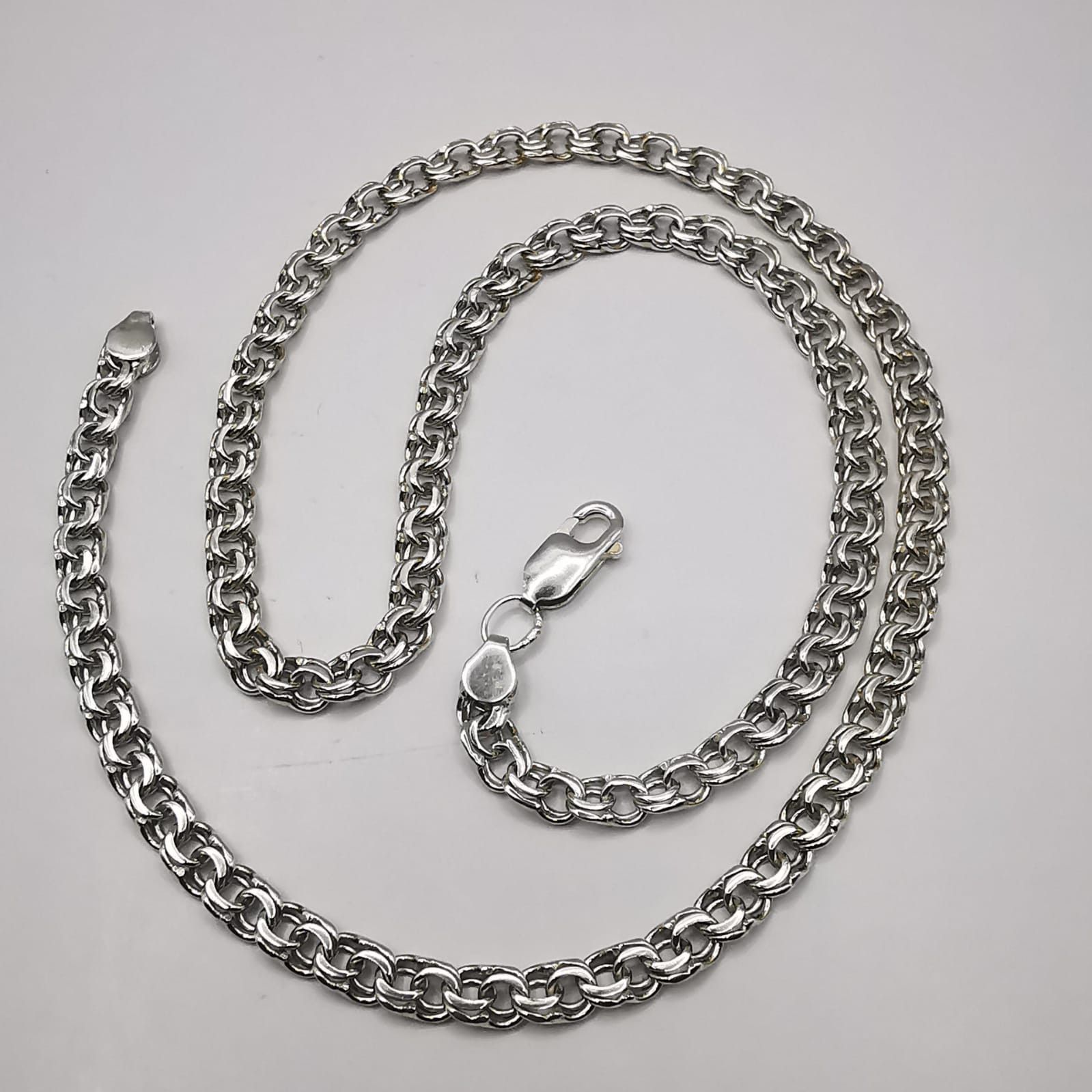 Sterling Silver Vintage Beautiful Jewelry Chain,925 Sterling Silver 18,83g Size ONE SIZE - 1 Thumbnail
