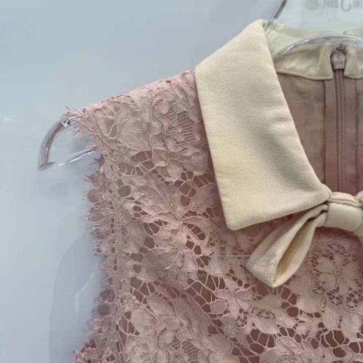 Valentino Valentino Color-blocked floral lace panelled sleeveless d Size S / US 4 / IT 40 - 3 Thumbnail