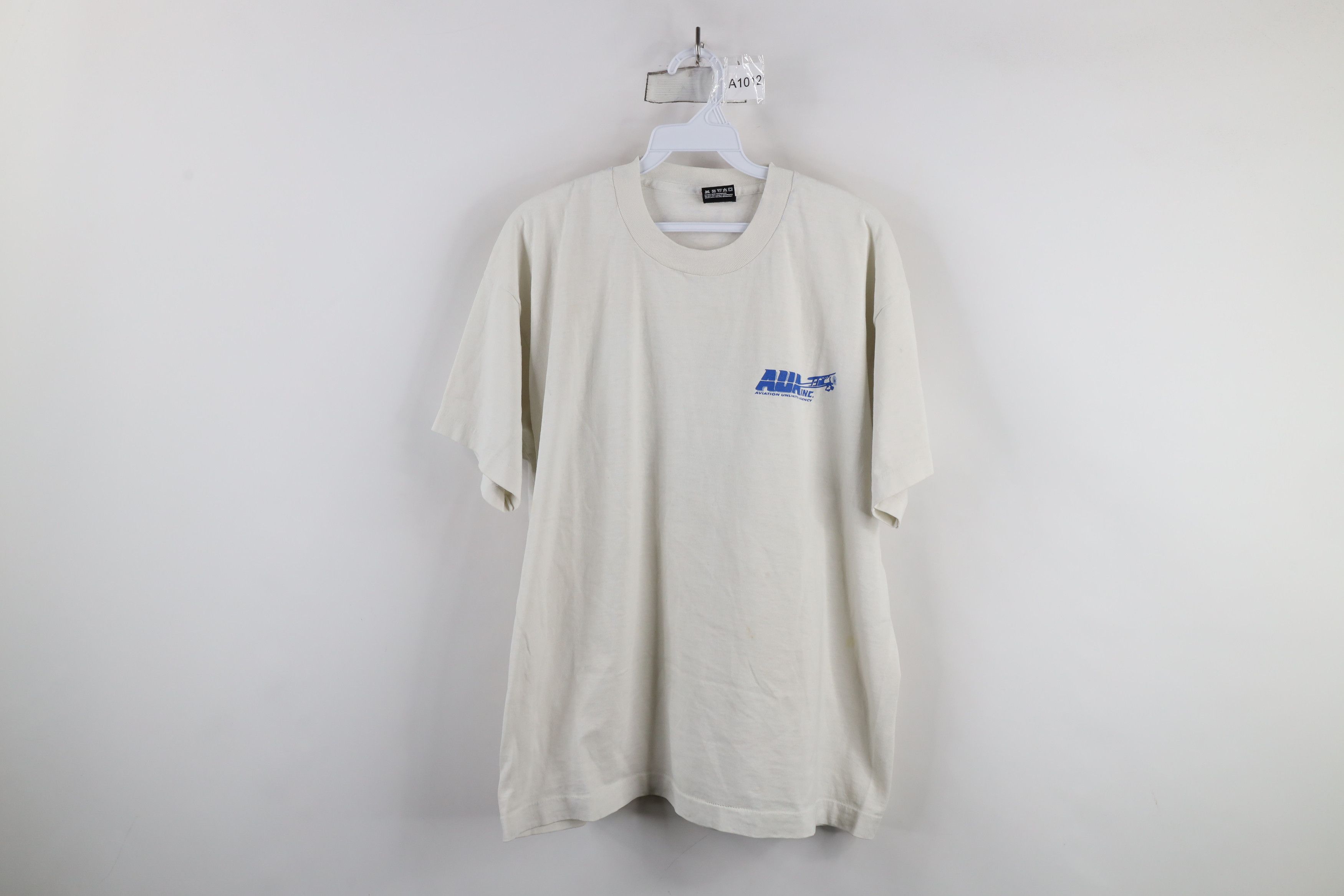 Vintage Vintage 90s AUA Aviation Unlimited Agency Airplane T-Shirt Size US XL / EU 56 / 4 - 1 Thumbnail