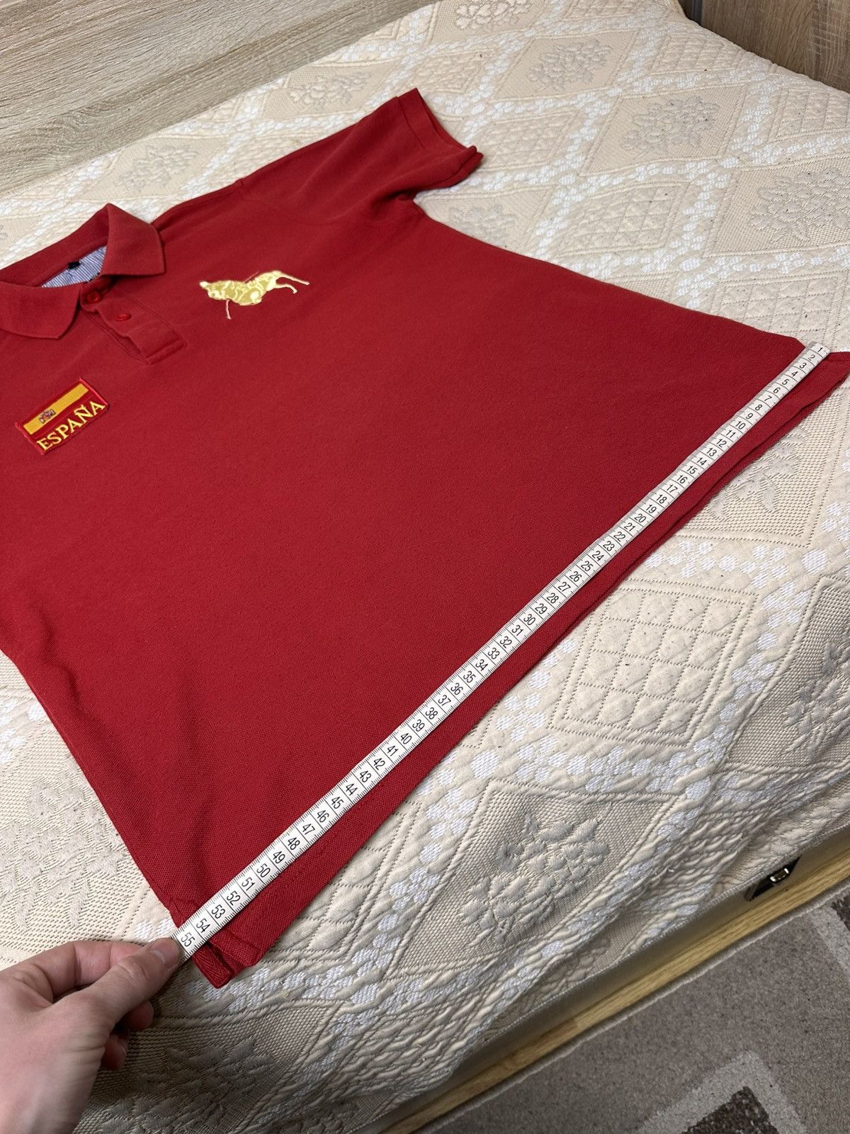 Vintage 🔥 Rare Spain Y2K Chief Keef Style Polo T Shirt Rugby Italy Size US M / EU 48-50 / 2 - 9 Thumbnail