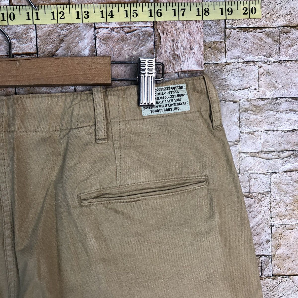 Schott Schott Brown vintage cargo Pants #A619 Size US 32 / EU 48 - 18 Thumbnail