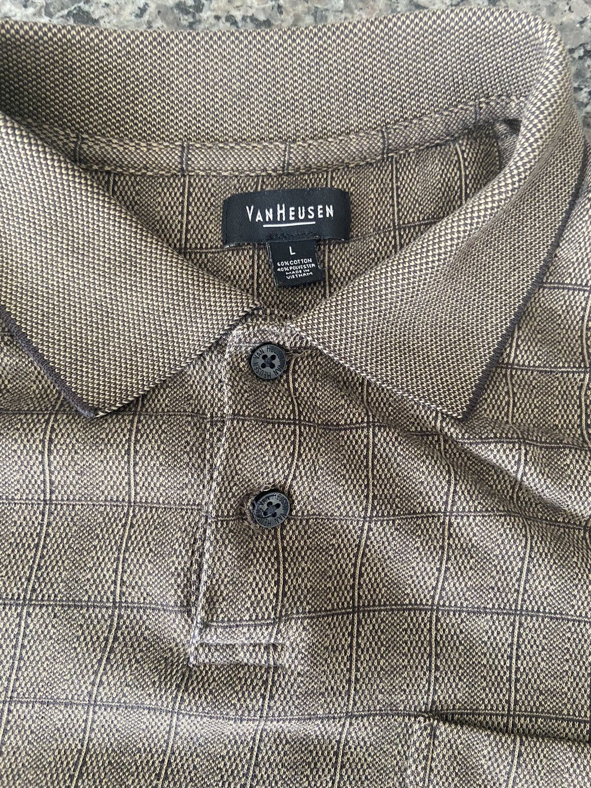 Van Heusen Vanhuesen collar shirt Size US L / EU 52-54 / 3 - 2 Thumbnail
