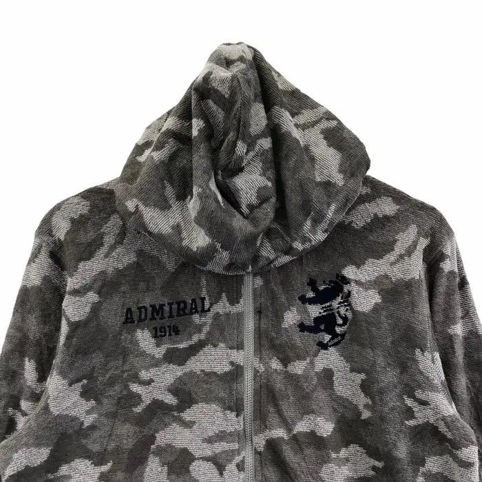 Vintage Vtg ADMIRAL x NICOLE CLUB Camouflage Military Hoodie Jacket Size US L / EU 52-54 / 3 - 2 Thumbnail