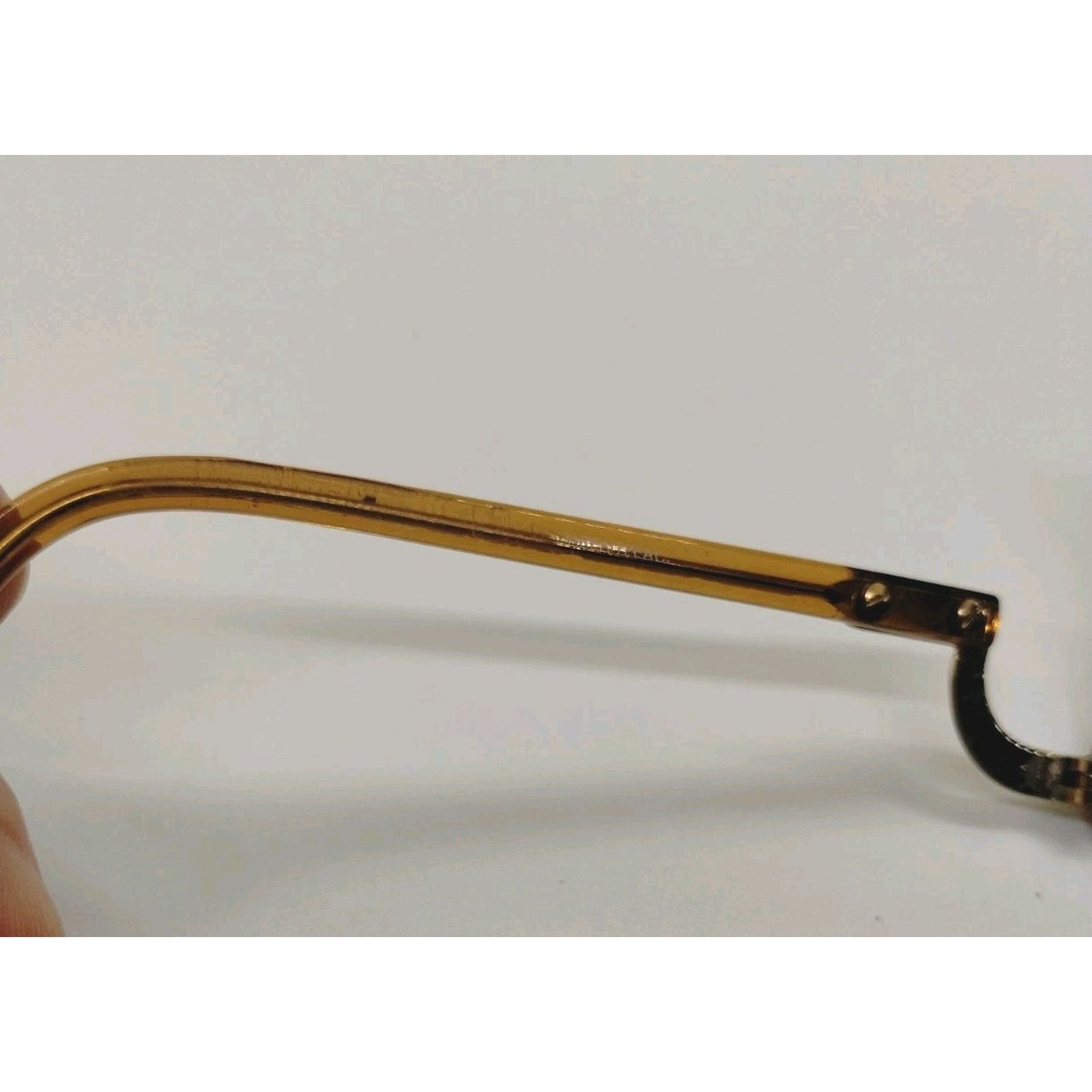 Vintage Vintage Luxottica Sunglass Frames 1303 - Parfait Peach Size ONE SIZE - 9 Thumbnail