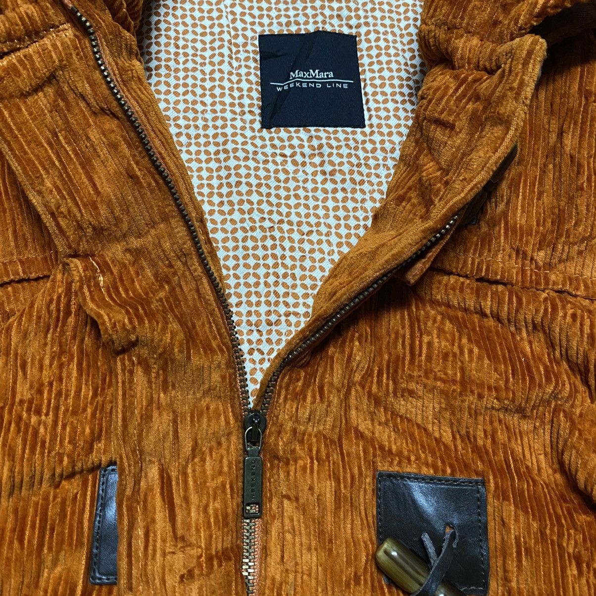 Weekend Max Mara Rare‼️🔥MaxMara Weekend Corduroy Duffle Coat Hooded Size M / US 6-8 / IT 42-44 - 6 Thumbnail