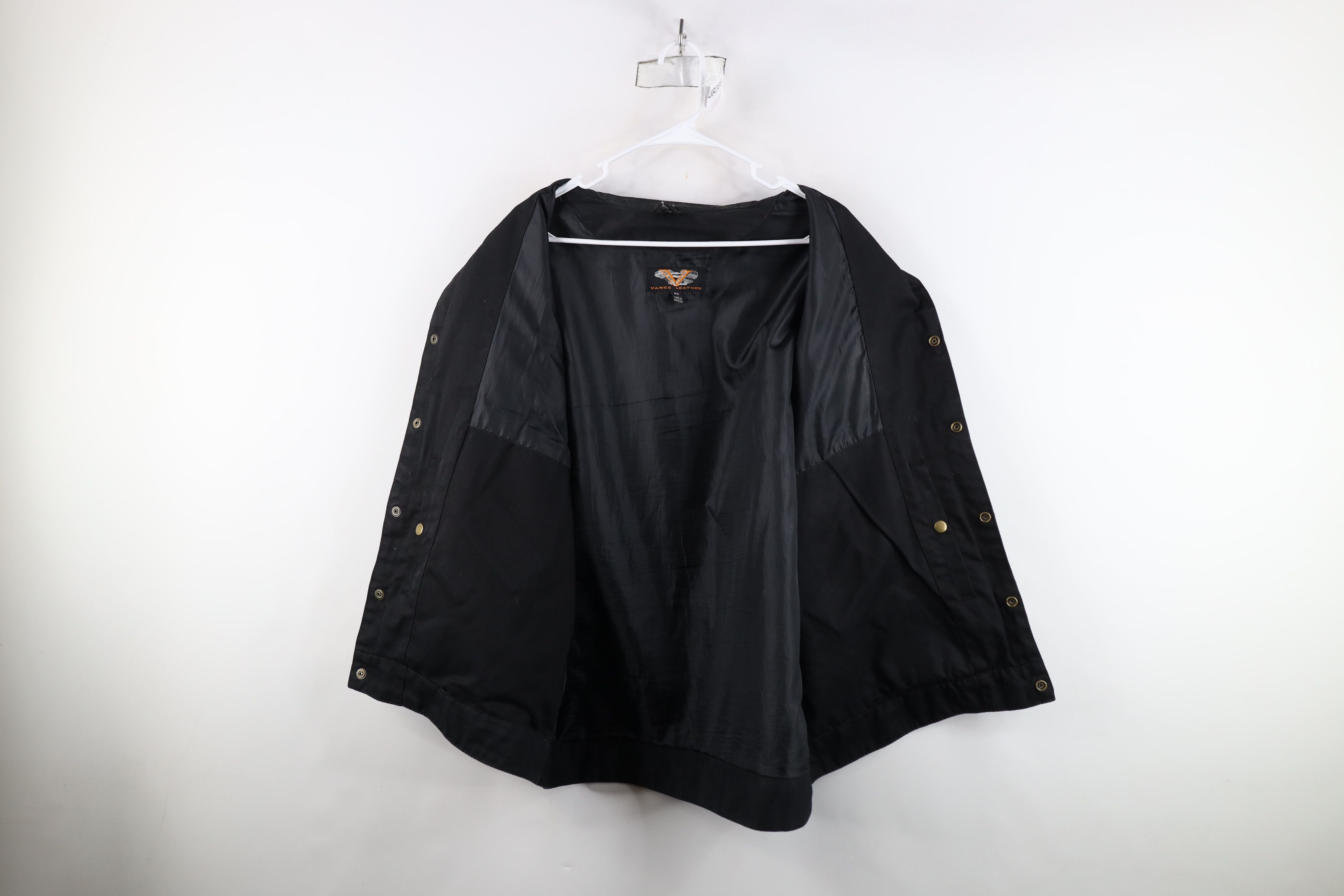 Vintage Vintage Vance Leathers Leather Trim Motorcycle Riding Vest Size US XXL / EU 58 / 5 - 11 Thumbnail