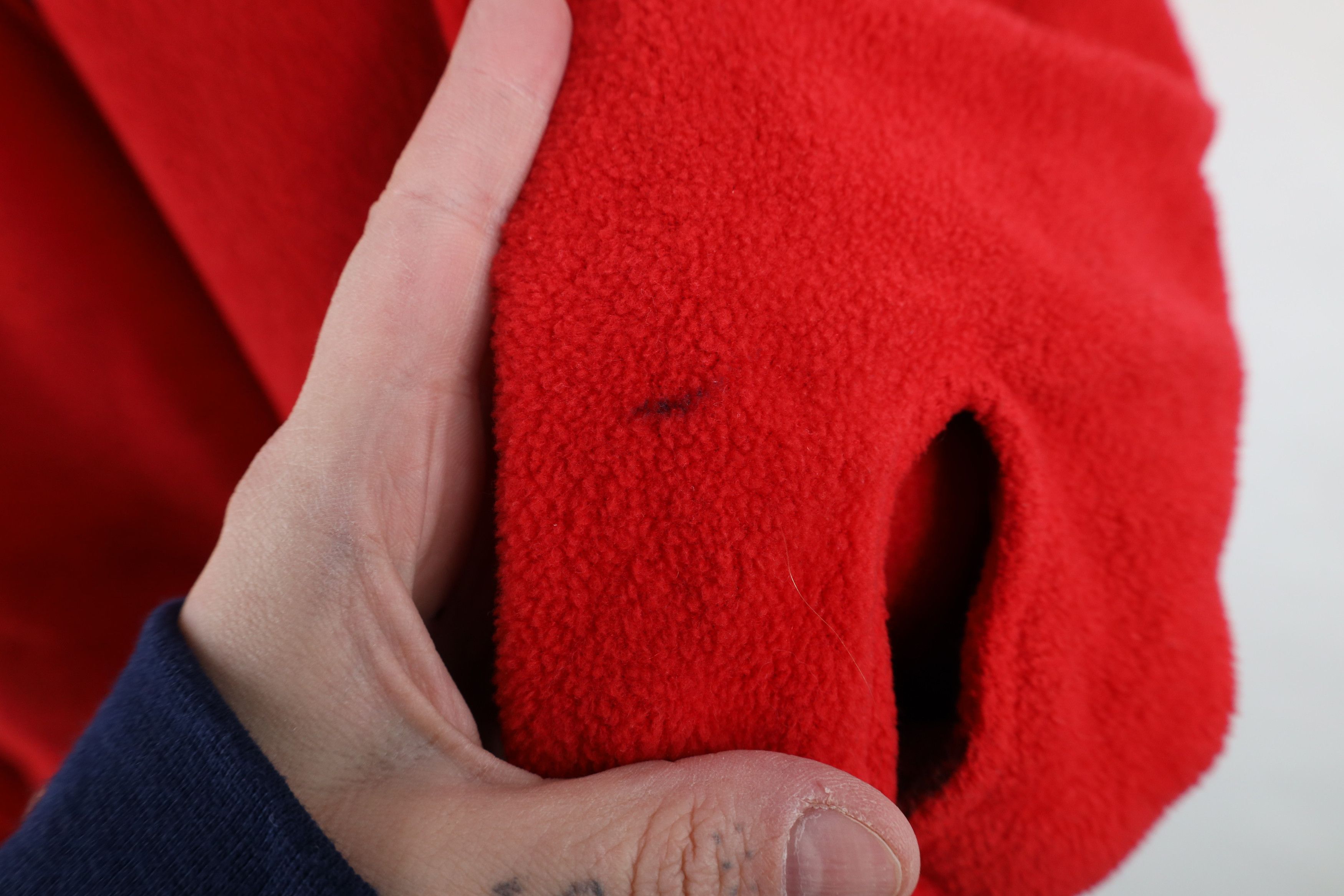 Marlboro × Vintage Vintage 90s Marlboro Reversible Half Zip Fleece Sweater Red Size US S / EU 44-46 / 1 - 5 Thumbnail