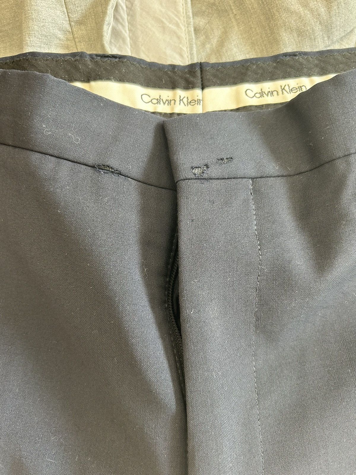 Calvin Klein 205W39NYC Calvin Klein Collection Suit Vintage Archive 1990s Size 48R - 9 Thumbnail