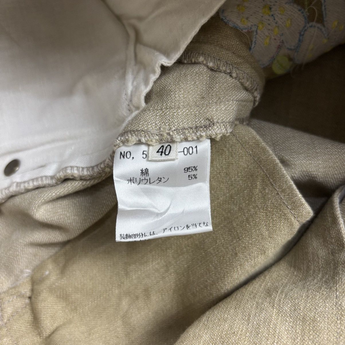 If Six Was Nine 2000s Attache De Prese Mexican Style Patchwork Flared Pants Size US 28 / EU 44 - 15 Thumbnail