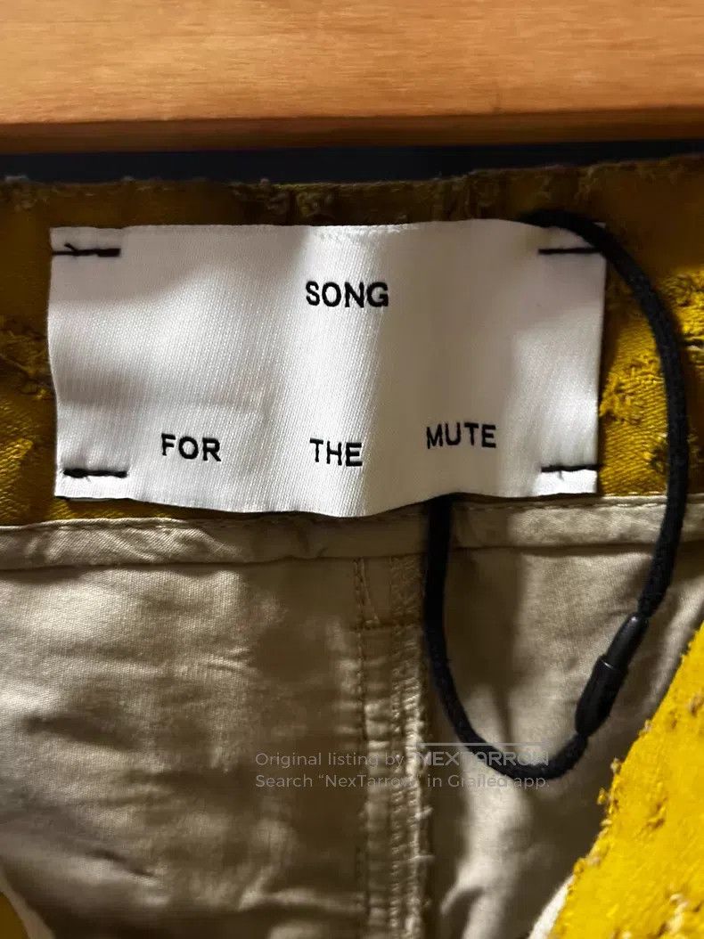 Song For The Mute Song For The Mute Yellow Bullet Hole Work Pants Size US 34 / EU 50 - 3 Thumbnail