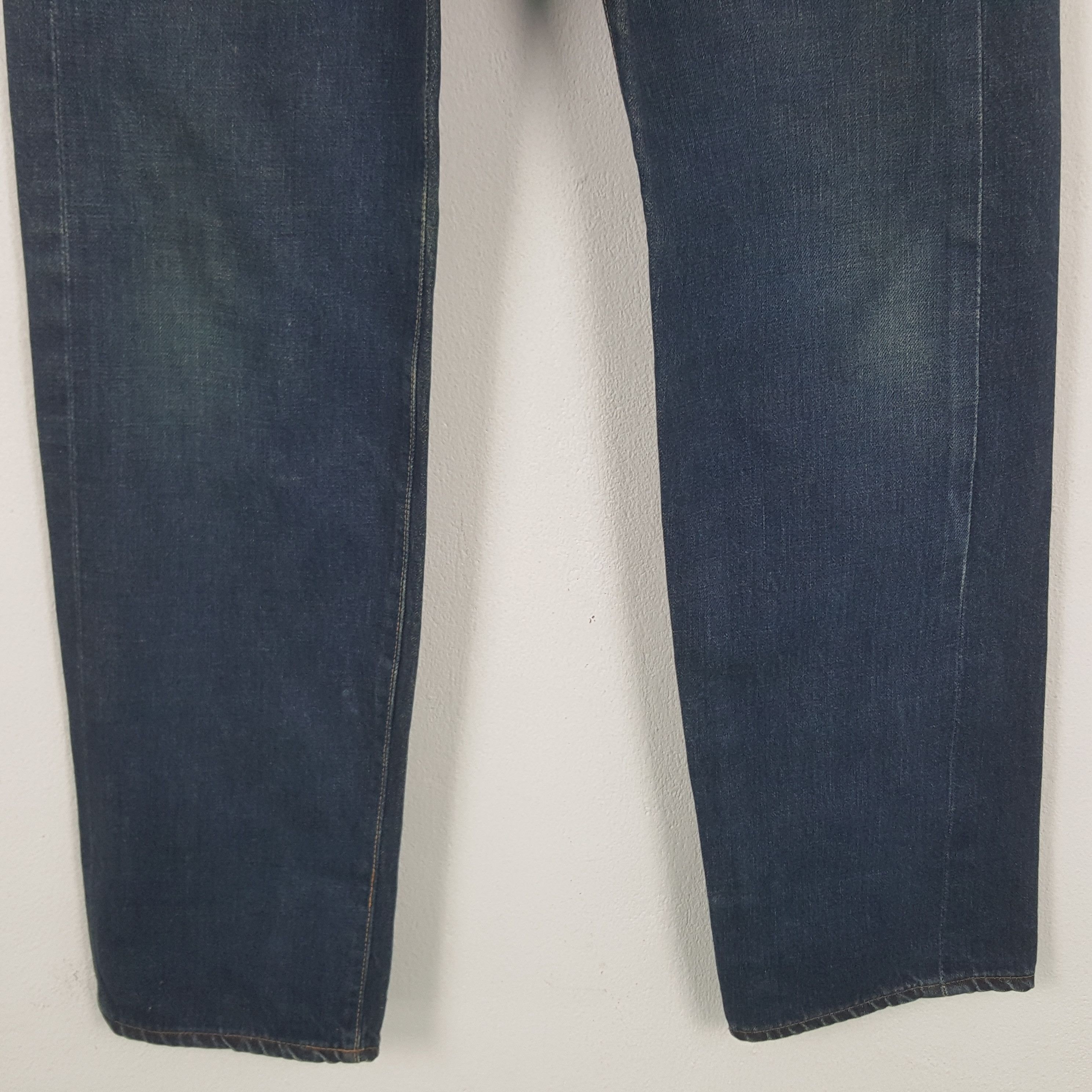 Japanese Brand Vintage Evis Japanese Daicock Custom Art Denim Jeans C280N32 Size US 28 / EU 44 - 6 Thumbnail