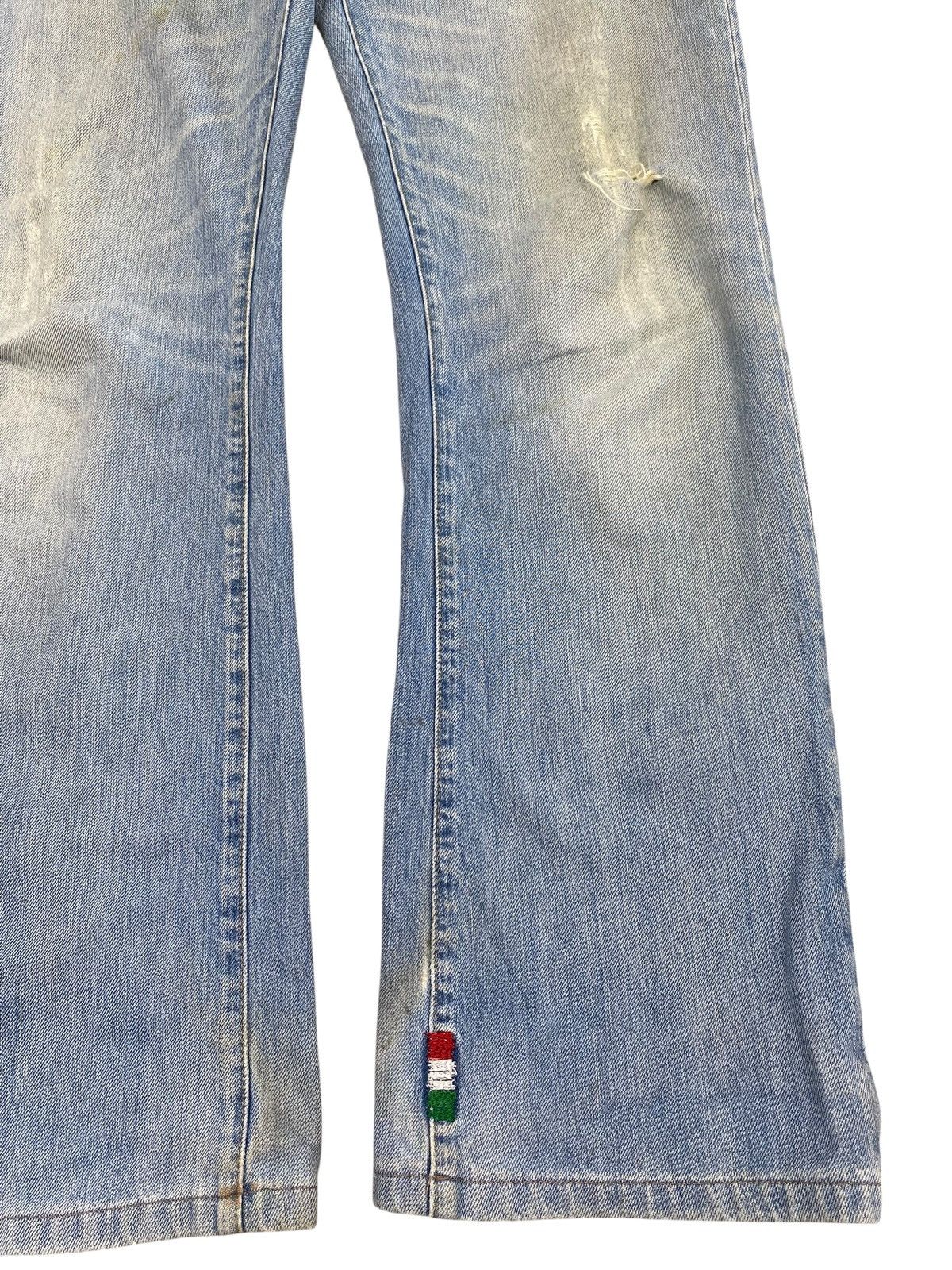 HYDROGEN Hydrogen Brand Ripped Faded Wash Style Loose Jeans Size US 32 / EU 48 - 8 Thumbnail
