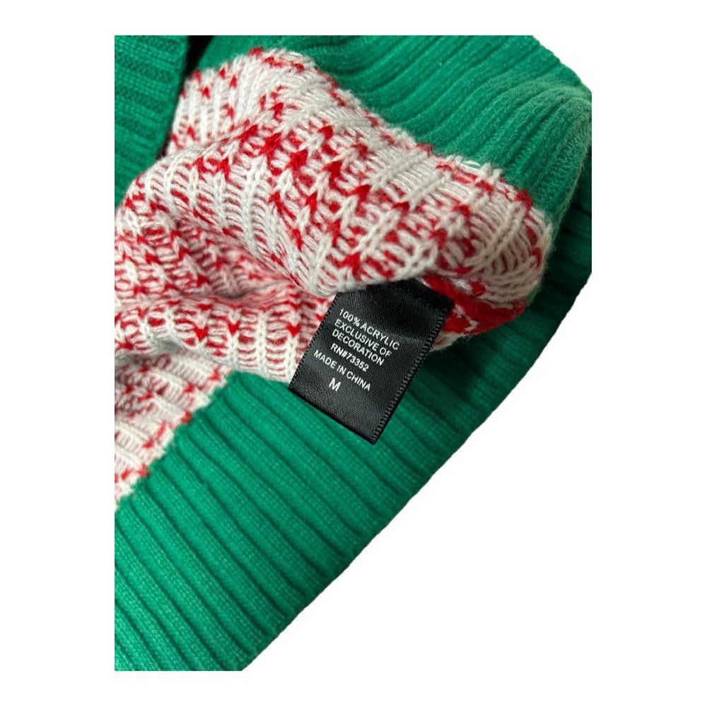 Designer Elves Holding Present Pouch Ugly Holiday Sweater Medium Size M / US 6-8 / IT 42-44 - 8 Thumbnail