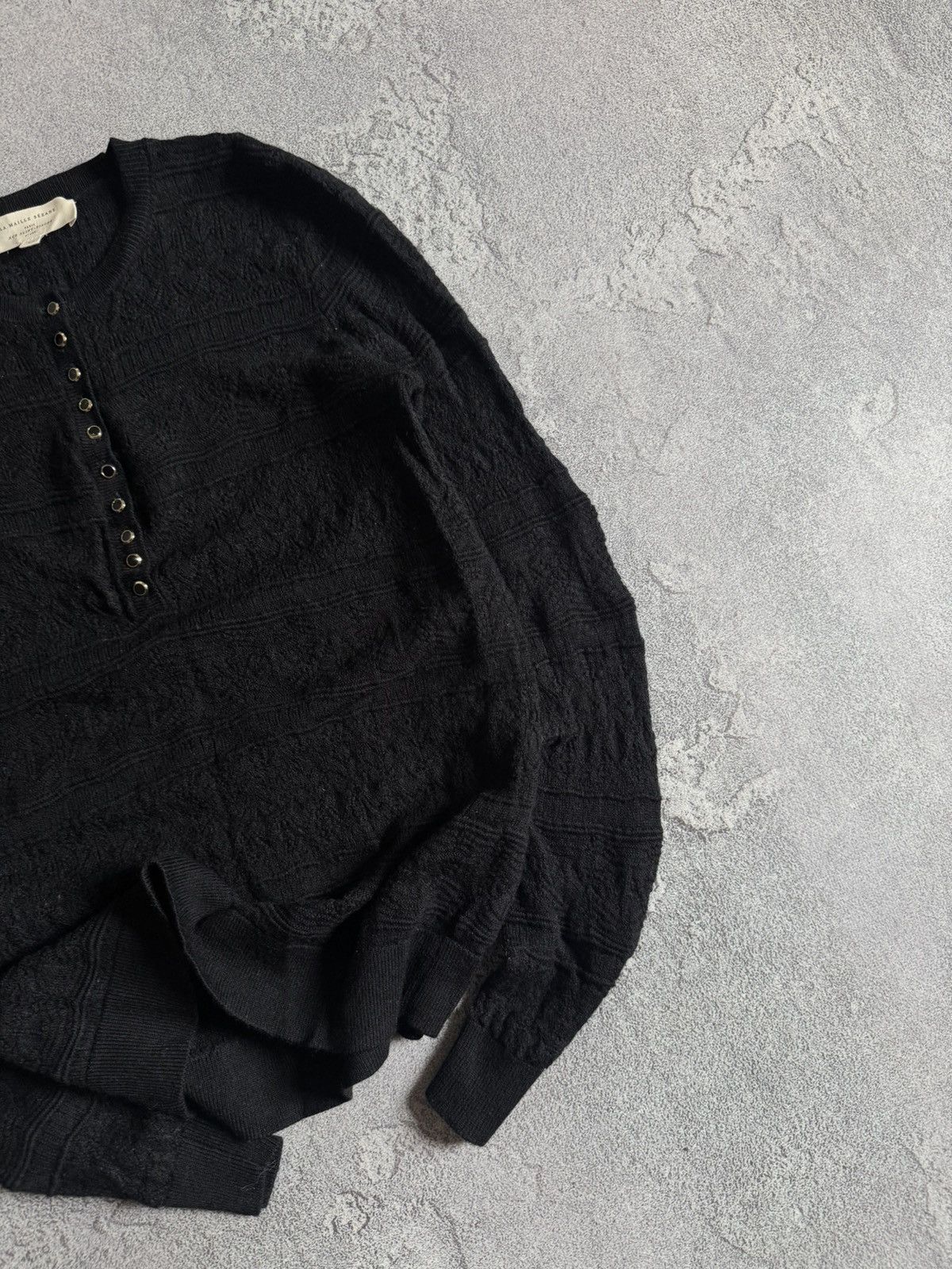 Sezane La Maille Sezane XS knitwear 1/4 button sweater jumper Size XS / US 0-2 / IT 36-38 - 4 Thumbnail
