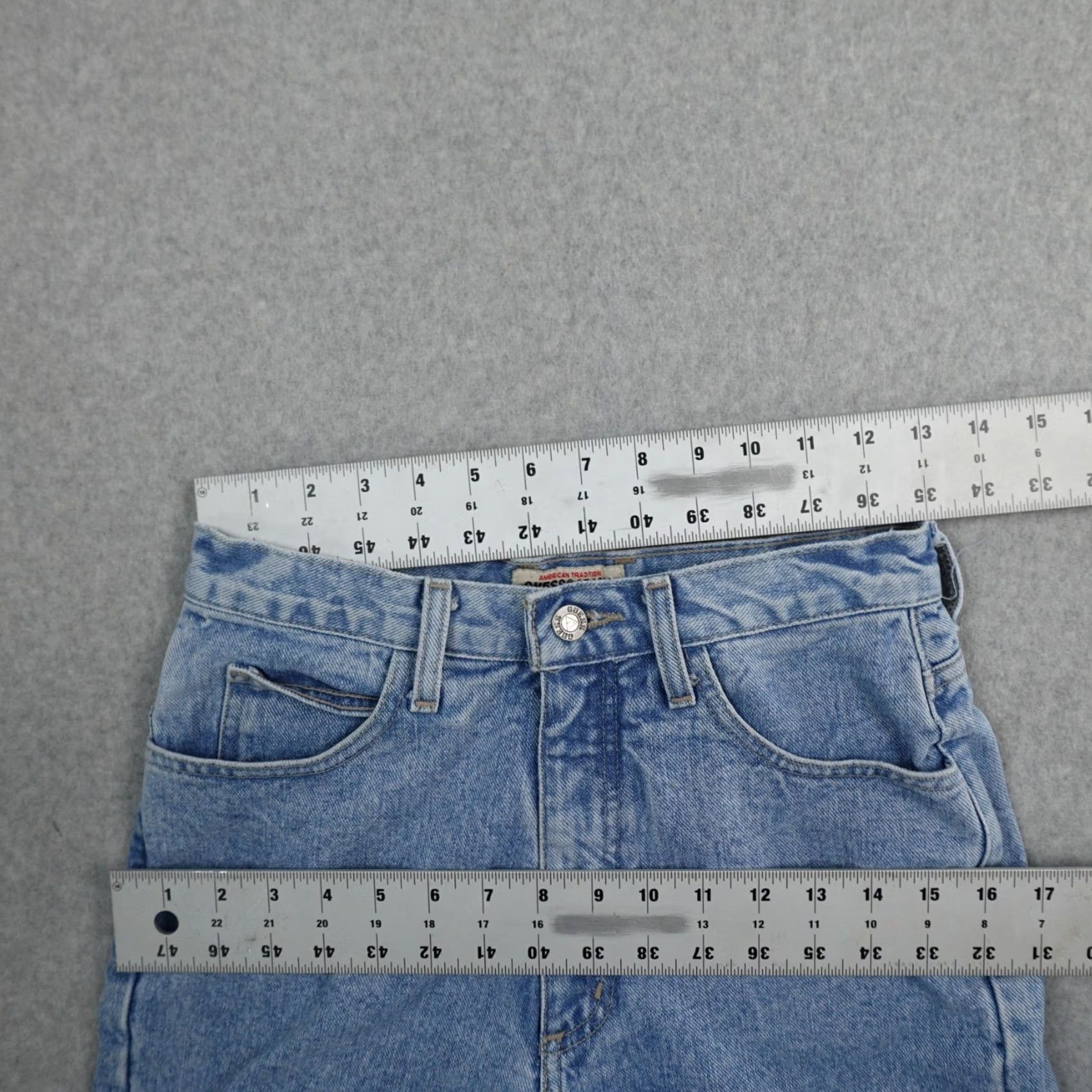 Guess GUESS Jeans Vintage 29 (29X29) High Waist Denim Blue 5-Pocket Regular Size 29 Women’s Jeans Size 29" - 5 Thumbnail