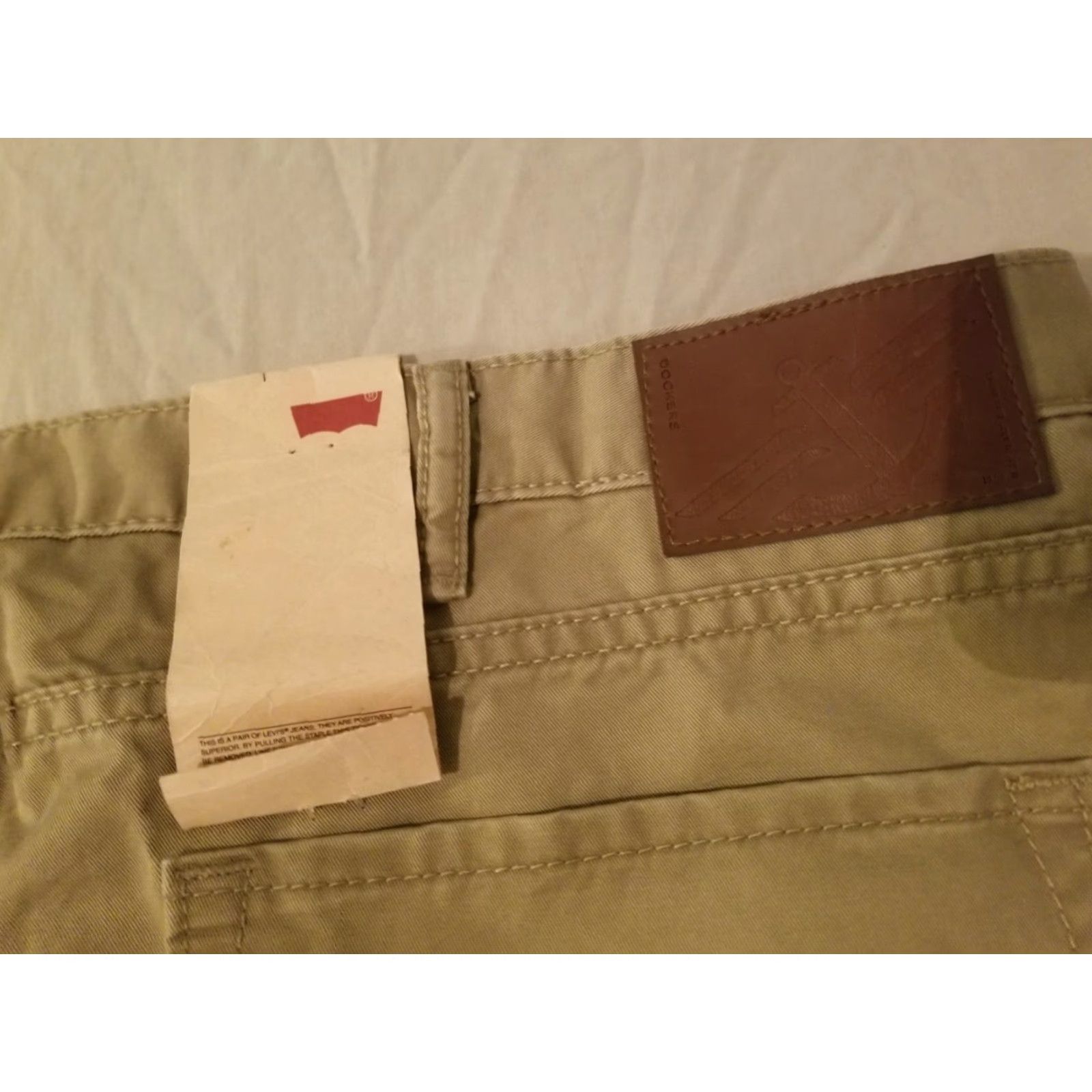 Levi's Levi's Jeans Dockers Khaki Cotton Straight 40x30 Beige Men Classic Pants Trousers Slack Officially Regular/40x30 Size US 40 / EU 56 - 3 Thumbnail