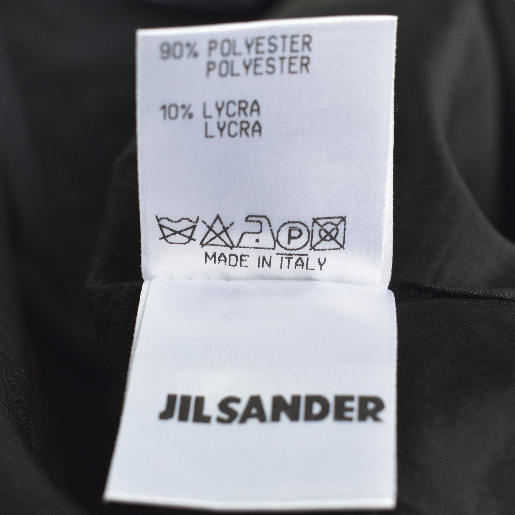 JIL SANDER Black Skirt Size 40 Made in Italy