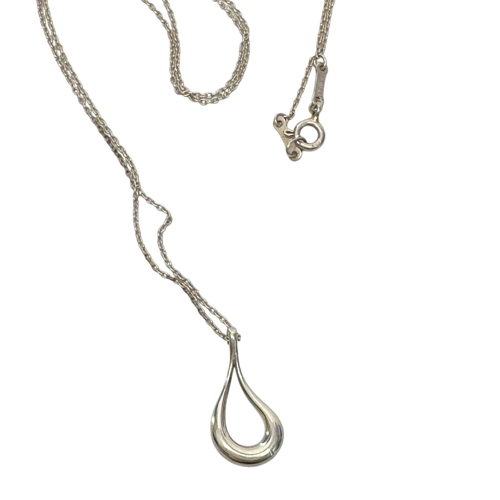 Tiffany & Co. Tiffany & Co Small Elsa Peretti Teardrop Necklace 18" Size ONE SIZE - 11 Thumbnail