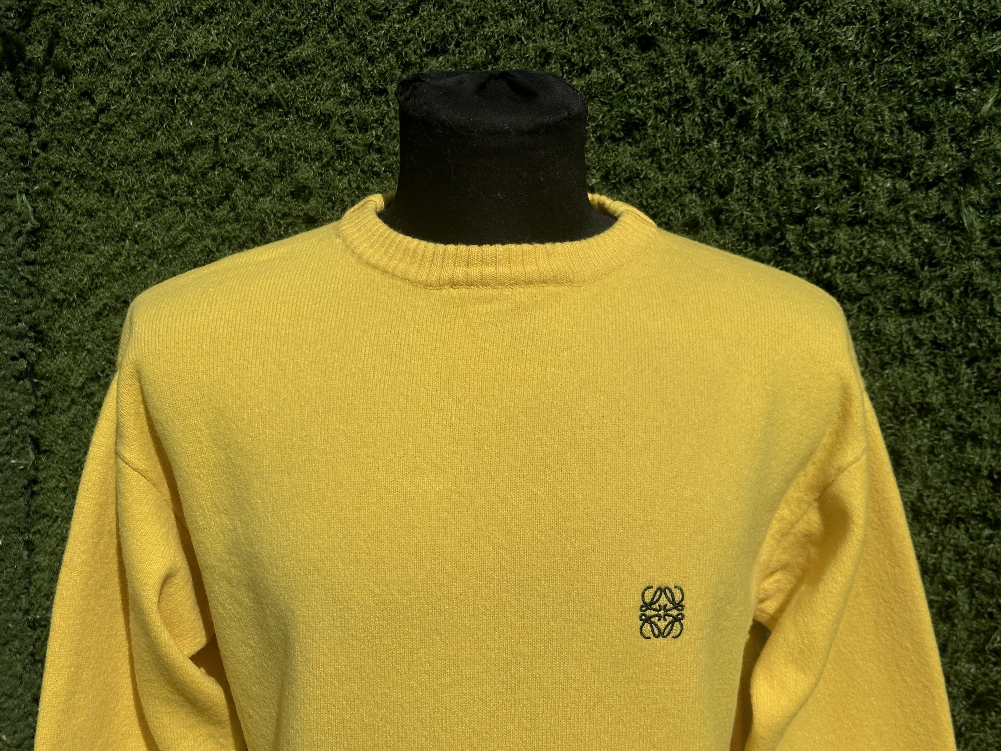 Loewe Loewe Anagram Wool Relaxed Crew Neck Knit Sweater Pullover M Size US M / EU 48-50 / 2 - 3 Thumbnail