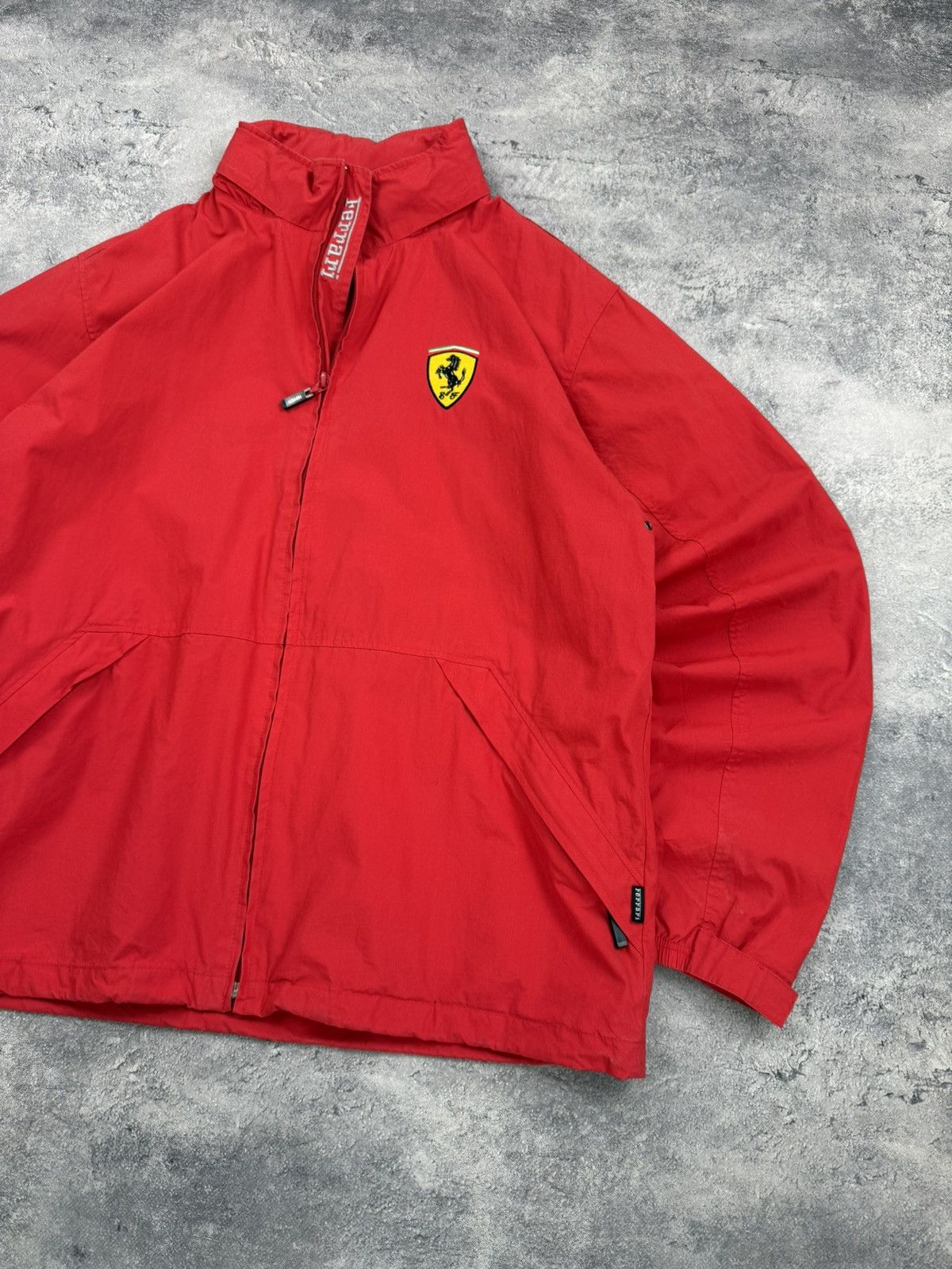 Ferrari Vintage Ferrari Racing Y2K Jacket F1 Red Size M Size US M / EU 48-50 / 2 - 6 Thumbnail