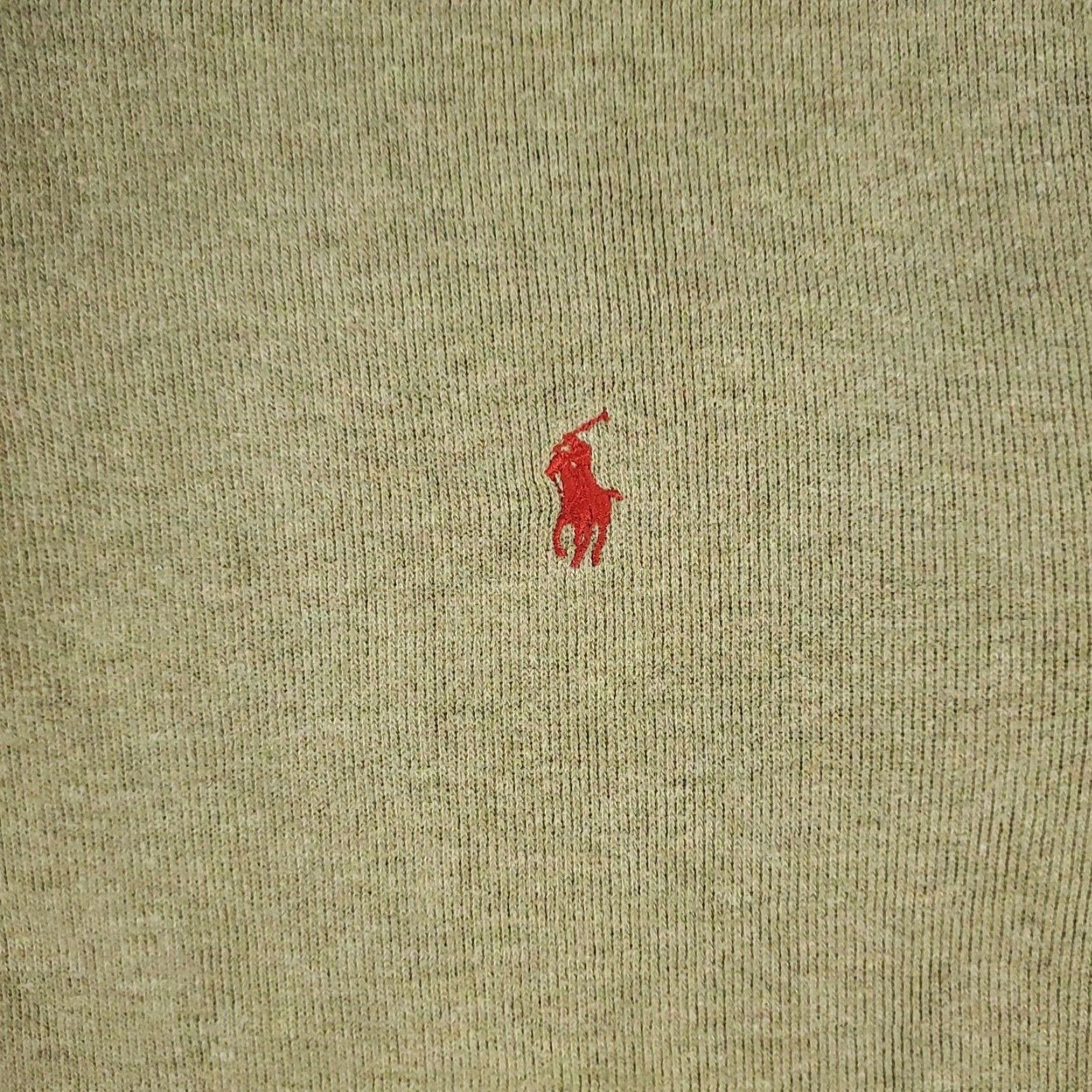 Ralph Lauren Ralph Lauren Beige Mens Large Pony 1/4 Zip Pullover Sweater Casual Long Sleeve Cotton Size US L / EU 52-54 / 3 - 2 Thumbnail