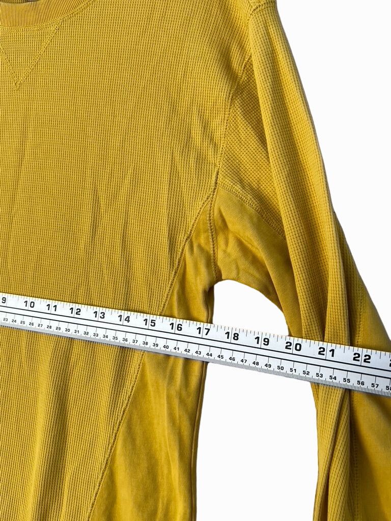 Other Wild Fable - Men's Thermal Long Sleeve Henley Shirt - Yellow Size US XS / EU 42 / 0 - 4 Thumbnail