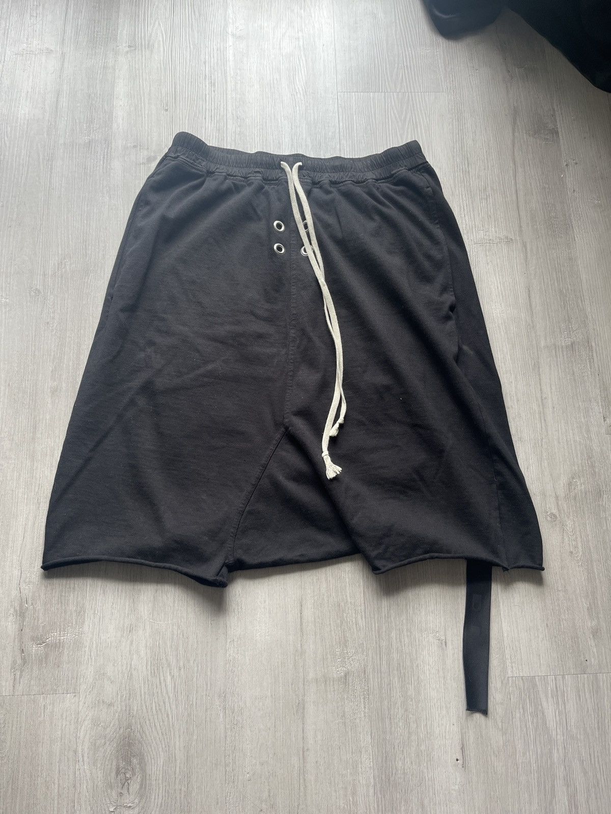 image of Rick Owens x Rick Owens Drkshdw Gimp Shorts Black Size M, Men's