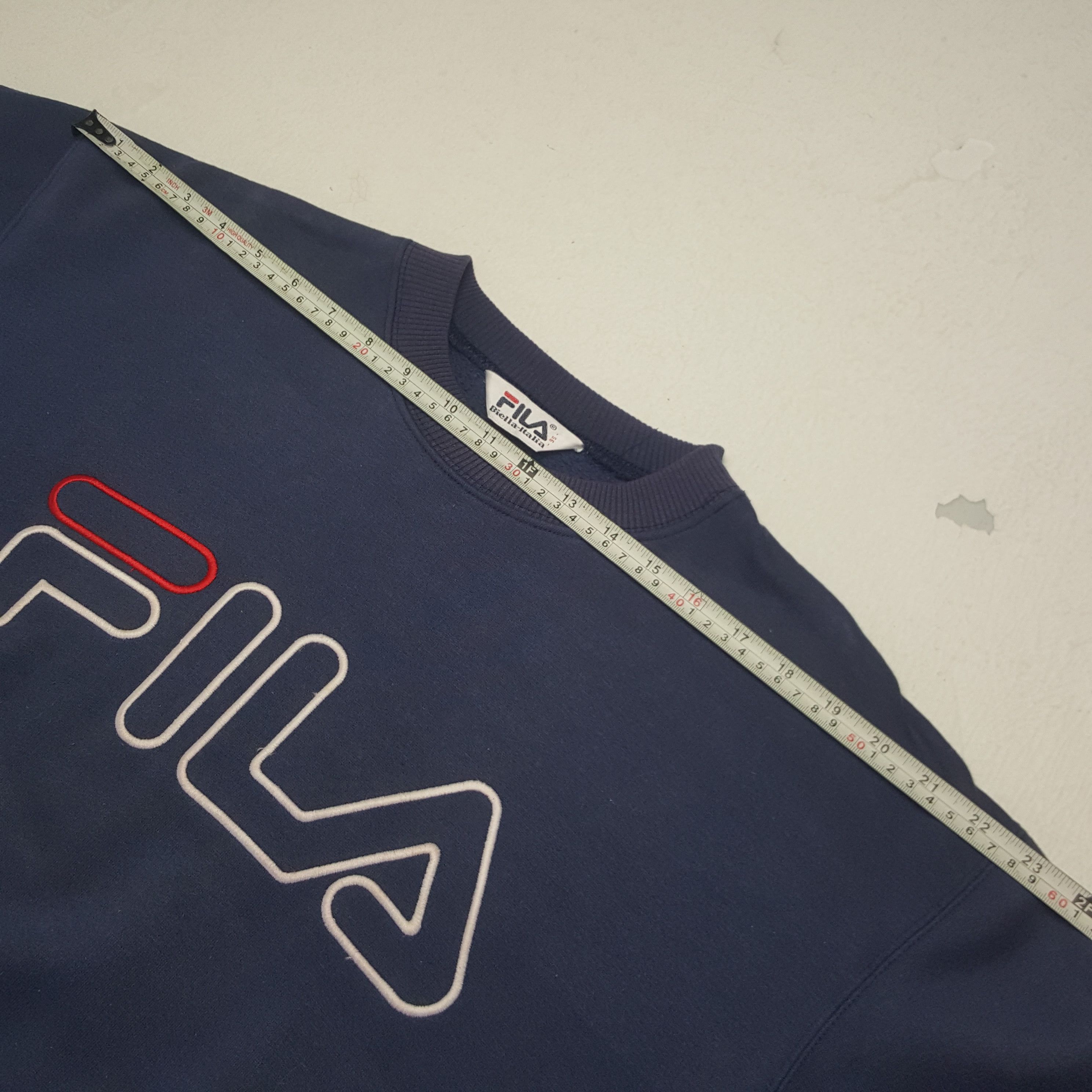 Fila × Vintage Vintage Fila Biella Italia Fashion Brand Sweatshirt Size US L / EU 52-54 / 3 - 6 Thumbnail