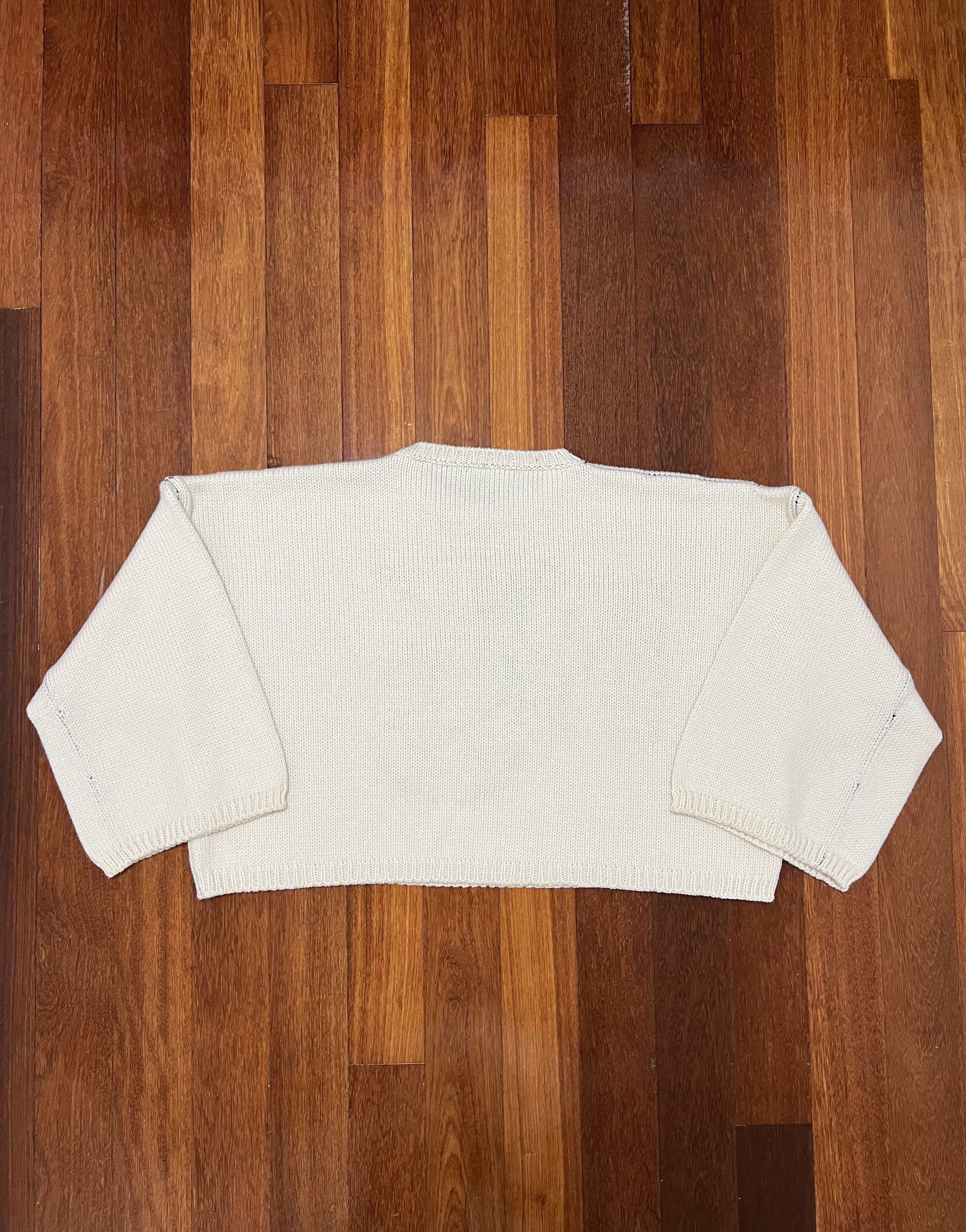 Raf Simons 💚 Raf Simons RS Cropped Wool Sweater Small Size US S / EU 44-46 / 1 - 3 Thumbnail