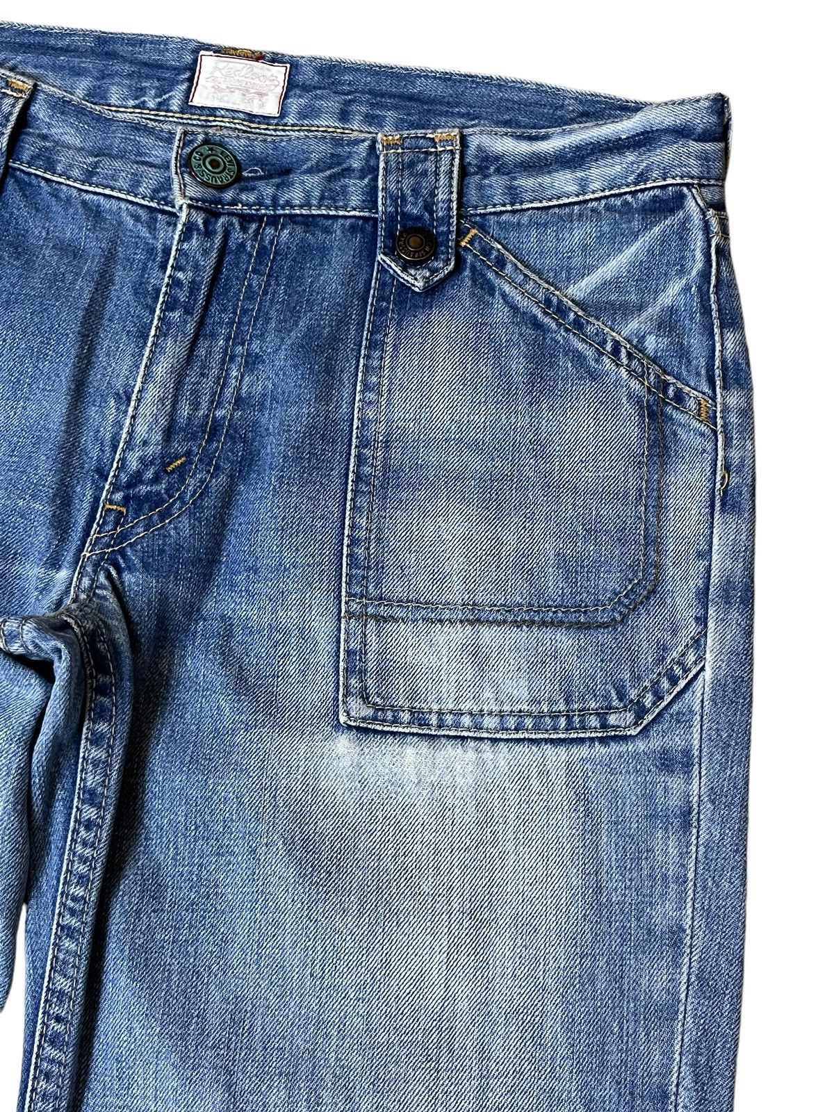Levi's Vintage Clothing RETRO🔥VINTAGE LEVI’S REDLOOPS BUSHPANT FLARED JEANS Size US 31 - 4 Thumbnail
