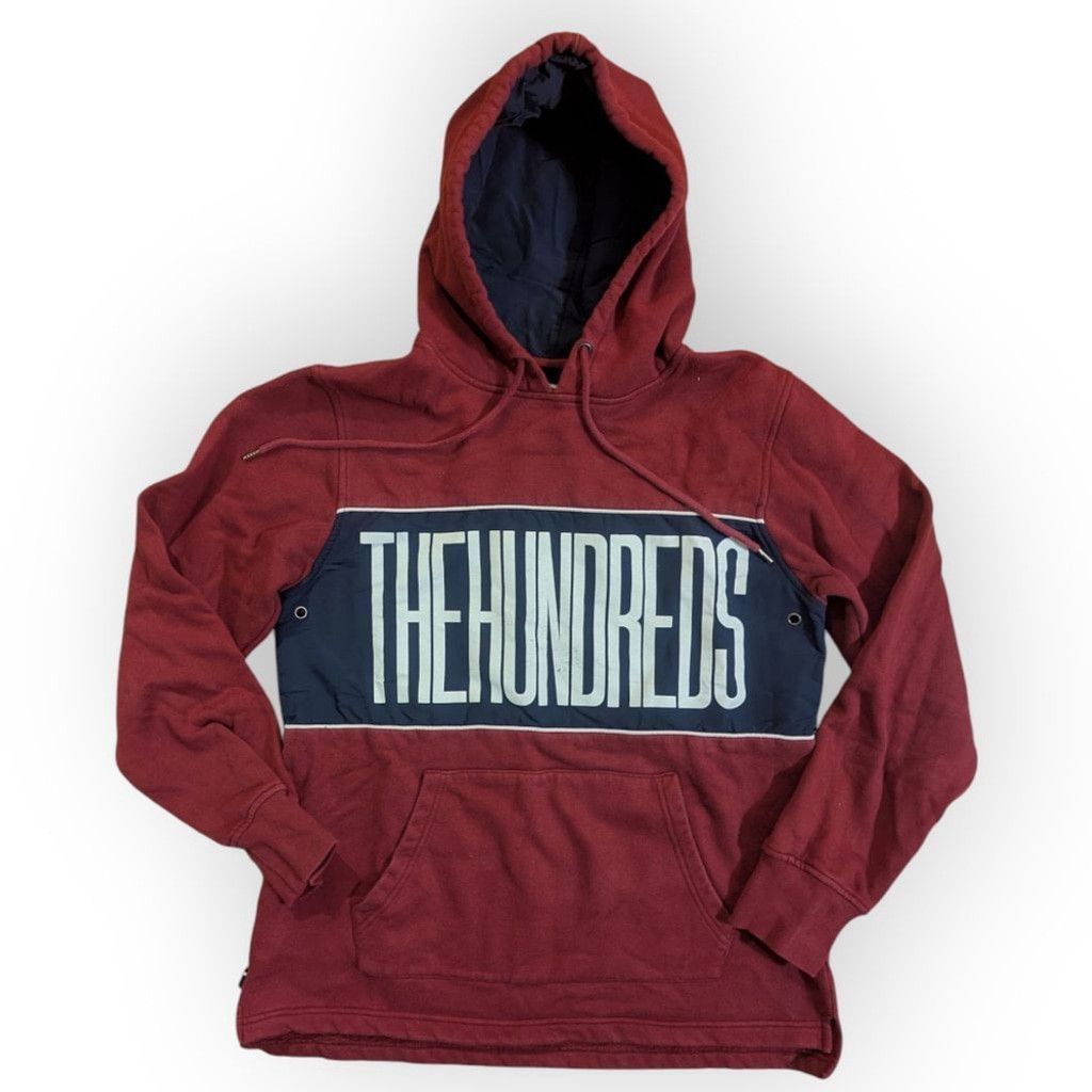The Hundreds The Hundreds Hoodie Sweatshirt Size Medium Dark Red Size US M / EU 48-50 / 2 - 1 Thumbnail
