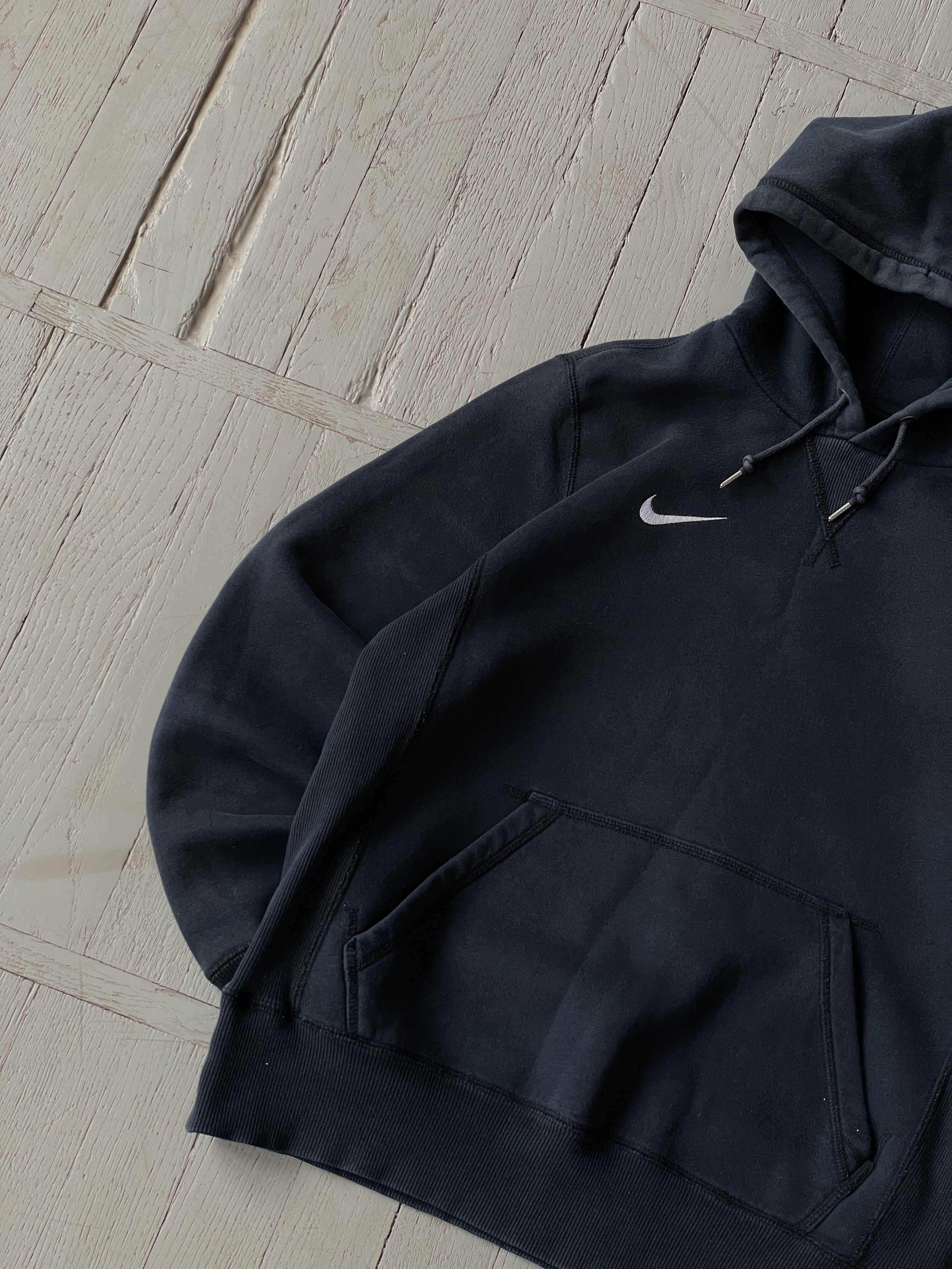 Nike Vintage Nike Small Swoosh Hooded Sweatshirt Size US M / EU 48-50 / 2 - 3 Thumbnail