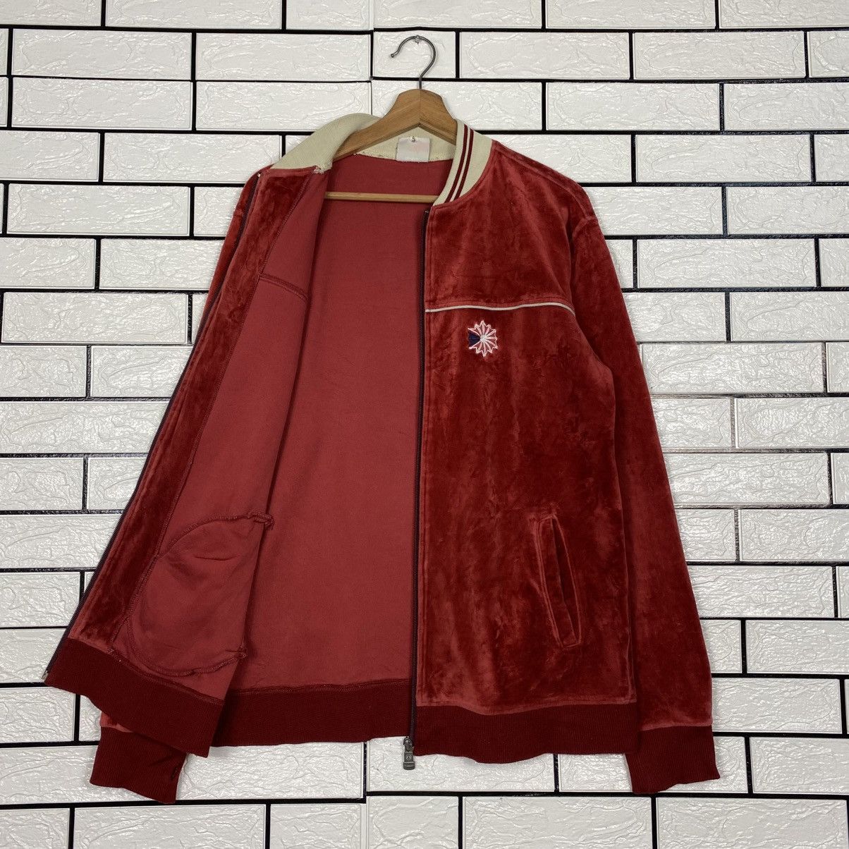 Reebok 📌Vintage Velvet Bomber Jacket Reebok Classic Size US L / EU 52-54 / 3 - 12 Thumbnail