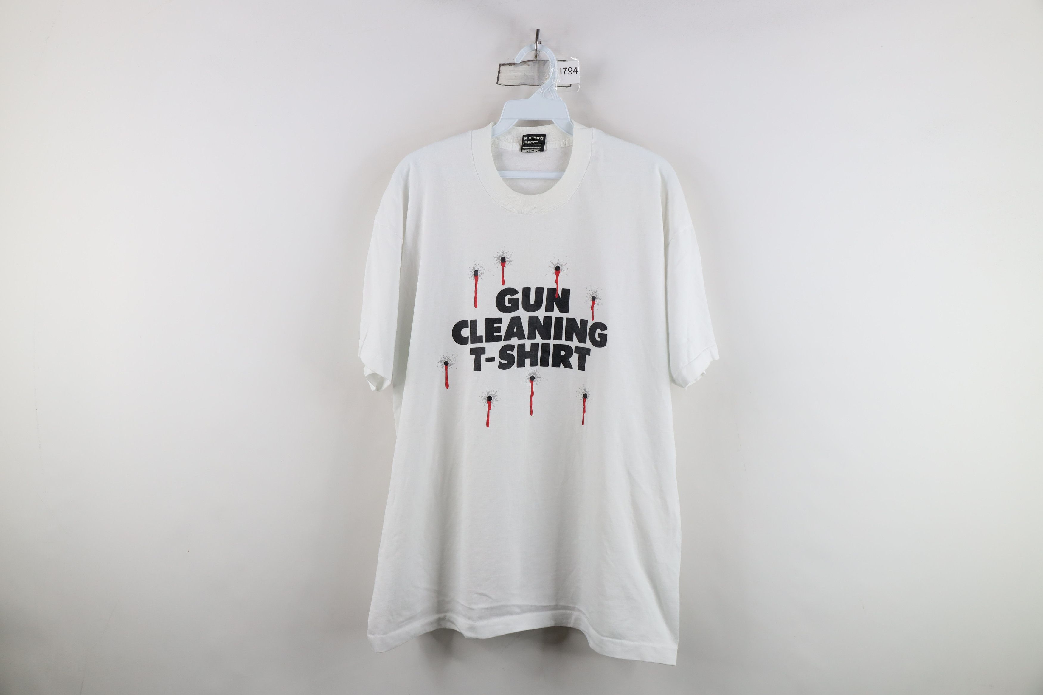 Vintage Vintage 80s 90s Cleaning T-Shirt Short Sleeve T-Shirt USA Size US XL / EU 56 / 4 - 1 Thumbnail