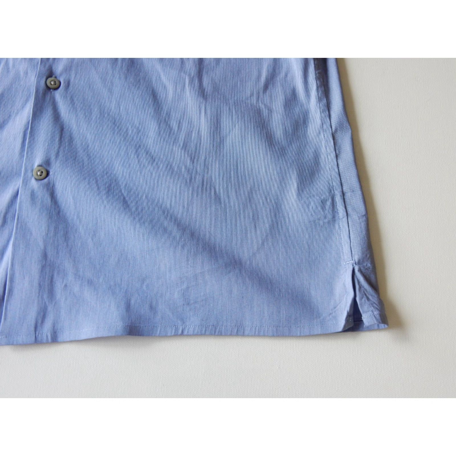 Banana Republic VINTAGE Banana Republic Men's Shirt Short Sleeve Button-Up Size M Blue Size US M / EU 48-50 / 2 - 2 Thumbnail
