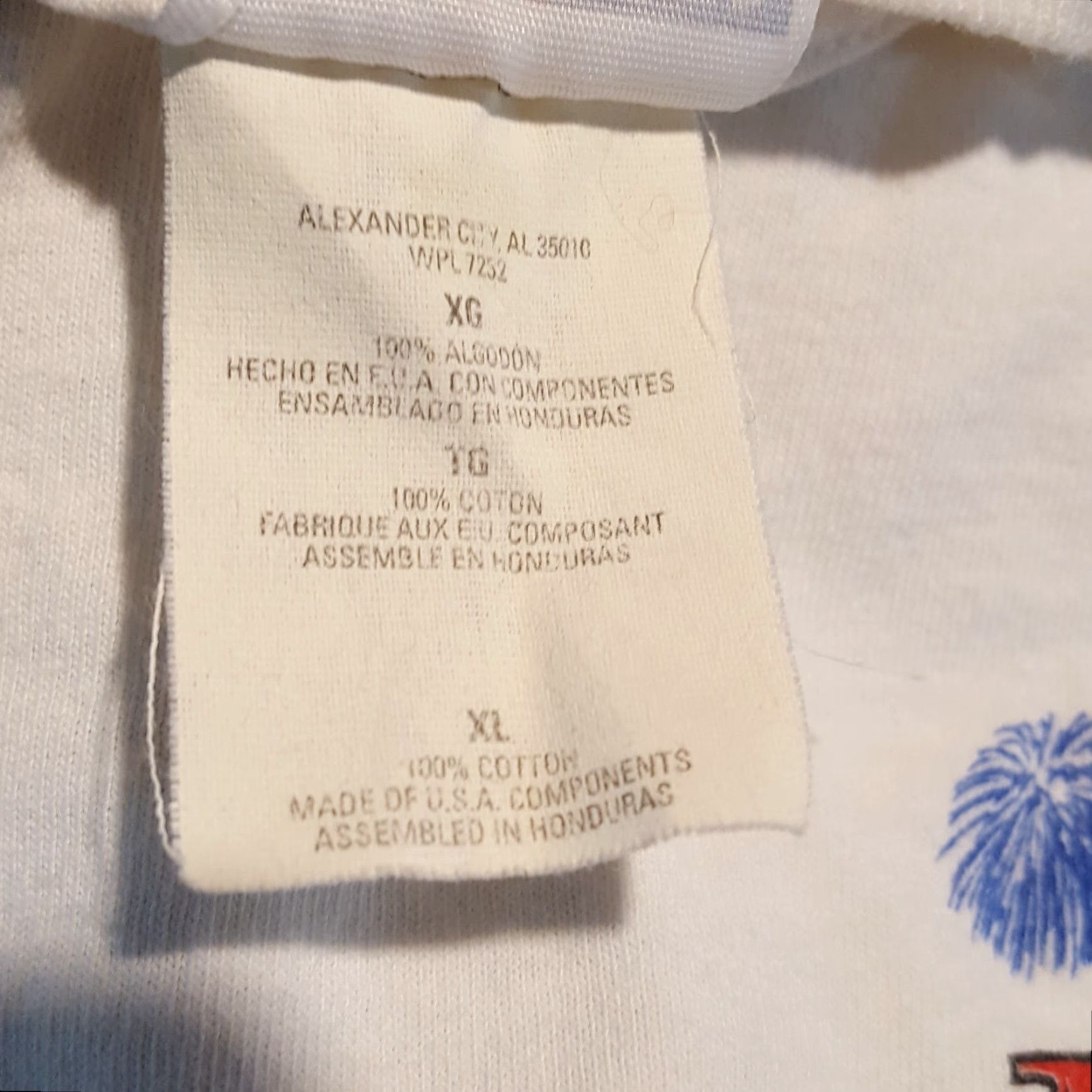 Jerzees VINTAGE Doomsday Parody Firework Mens T-Shirt XL White 90s 4th Of July Party Jerzees Shirt Boys? Size US XL / EU 56 / 4 - 7 Thumbnail