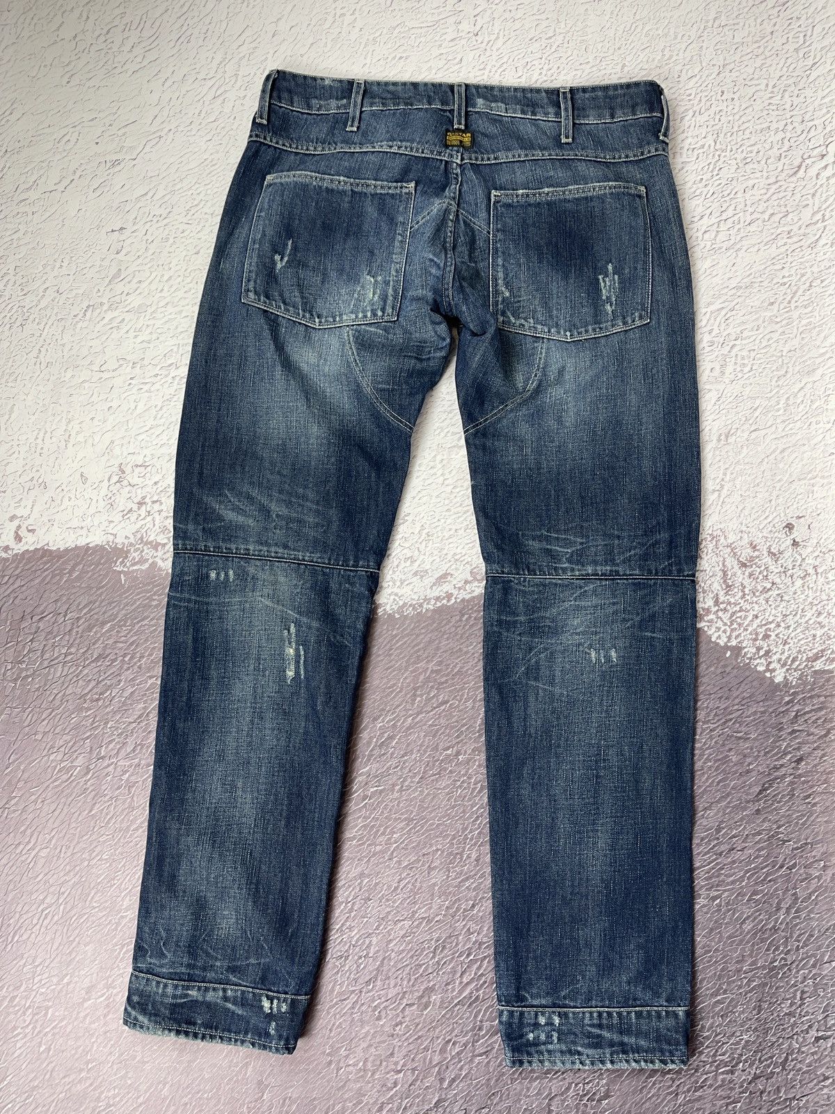 G-Star G-Star Raw 5620 3D Low Tapered double knee denim jeans pants Size US 33 - 2 Thumbnail