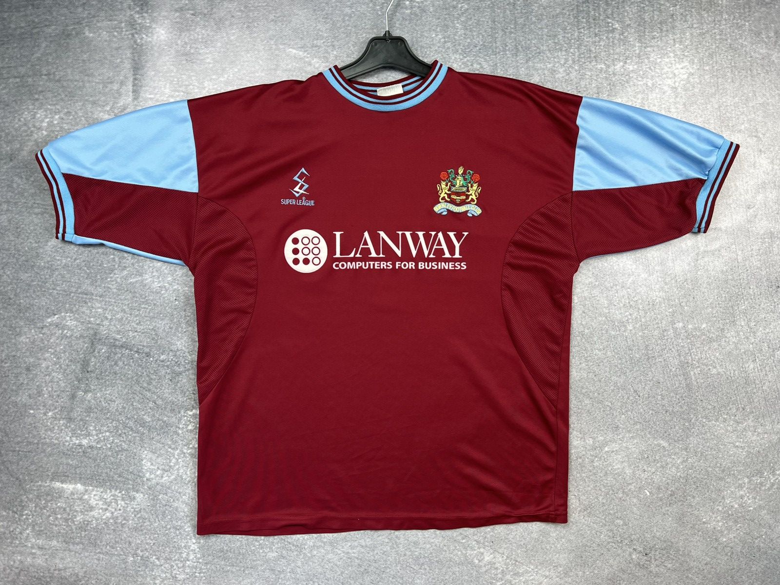 Vintage 2001/02 BURNLEY FC Vintage Super League Home Football Shirt Size US L / EU 52-54 / 3 - 1 Thumbnail