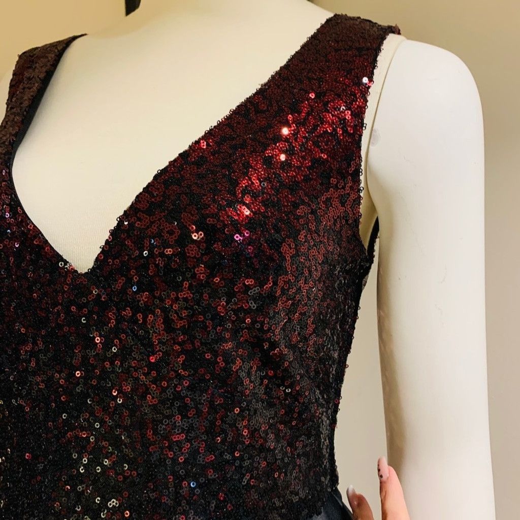 Other Brand New Black dress w Sequinned Red Top Size M Size M / US 6-8 / IT 42-44 - 9 Thumbnail